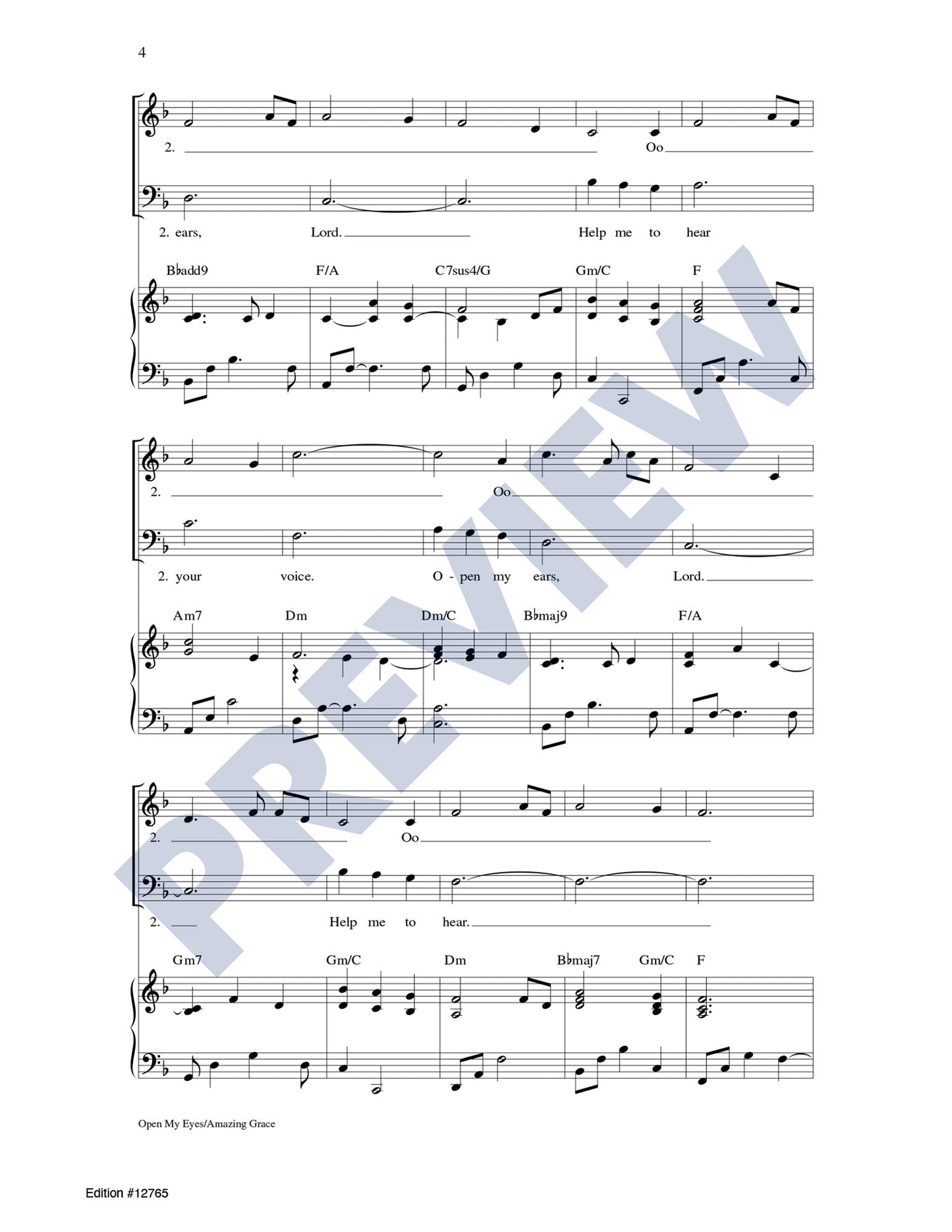 Open My Eyes/Amazing Grace