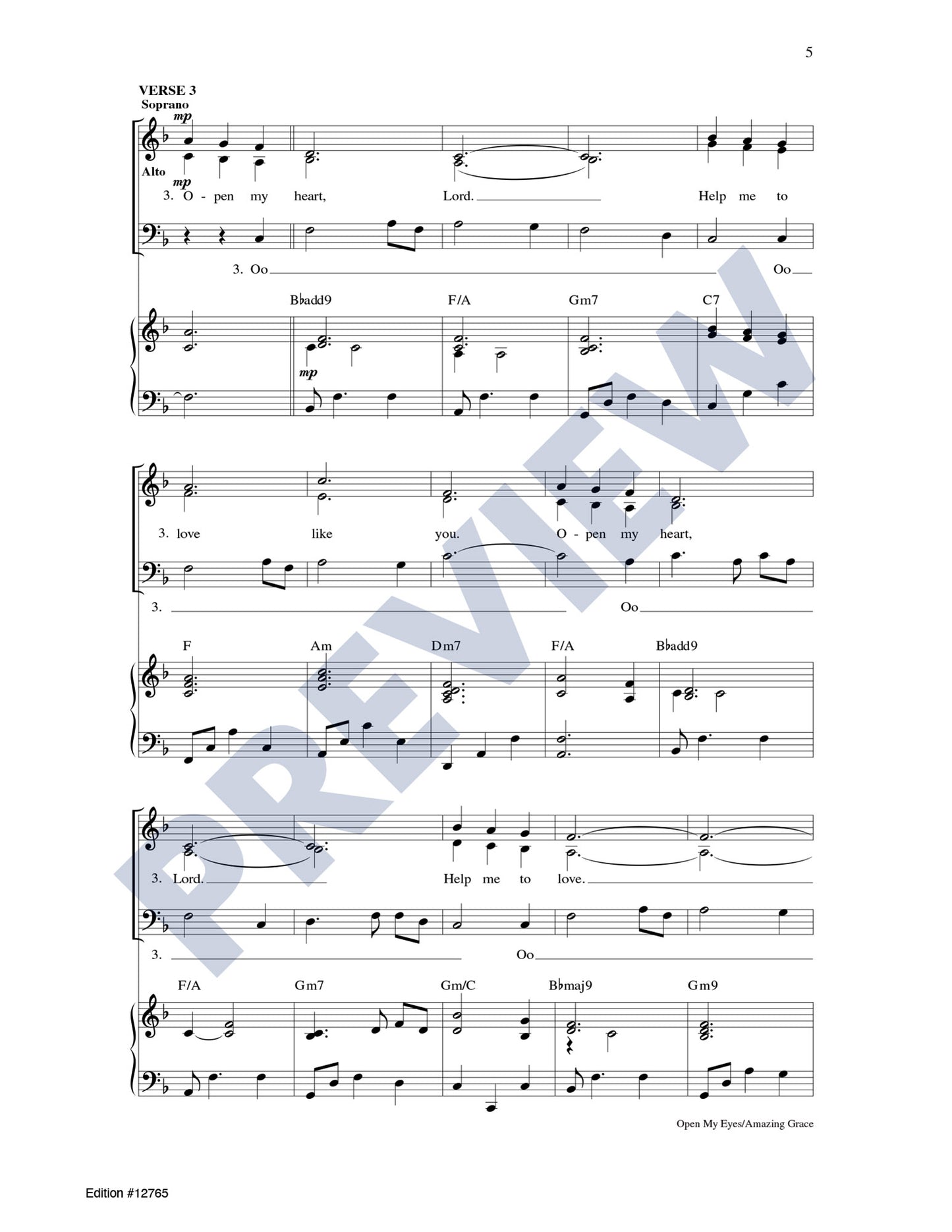 Open My Eyes/Amazing Grace