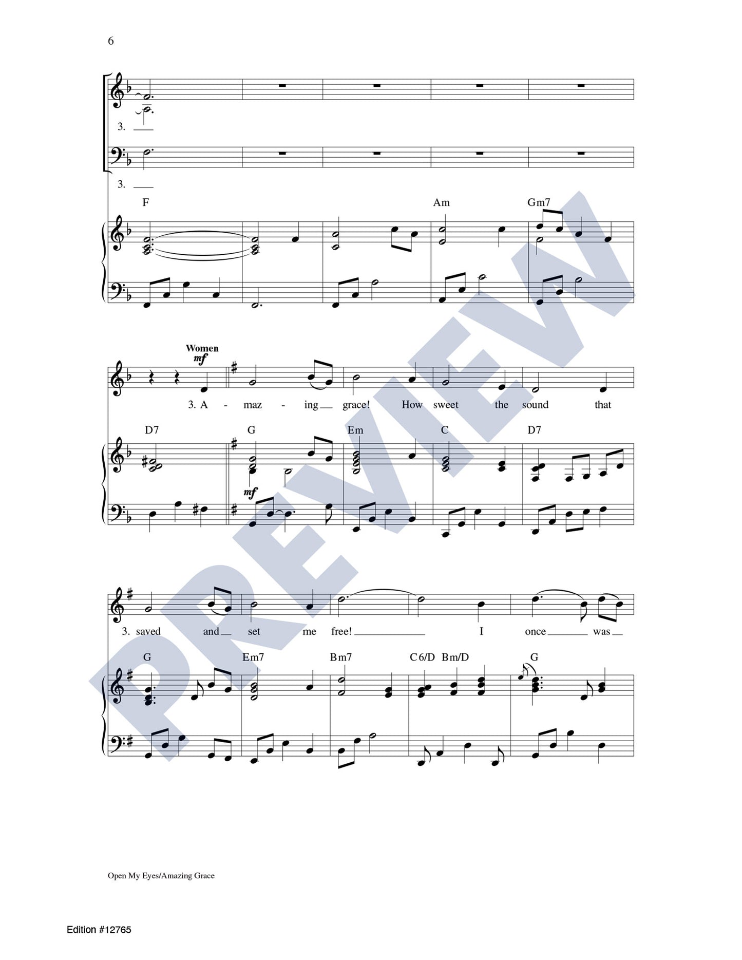 Open My Eyes/Amazing Grace