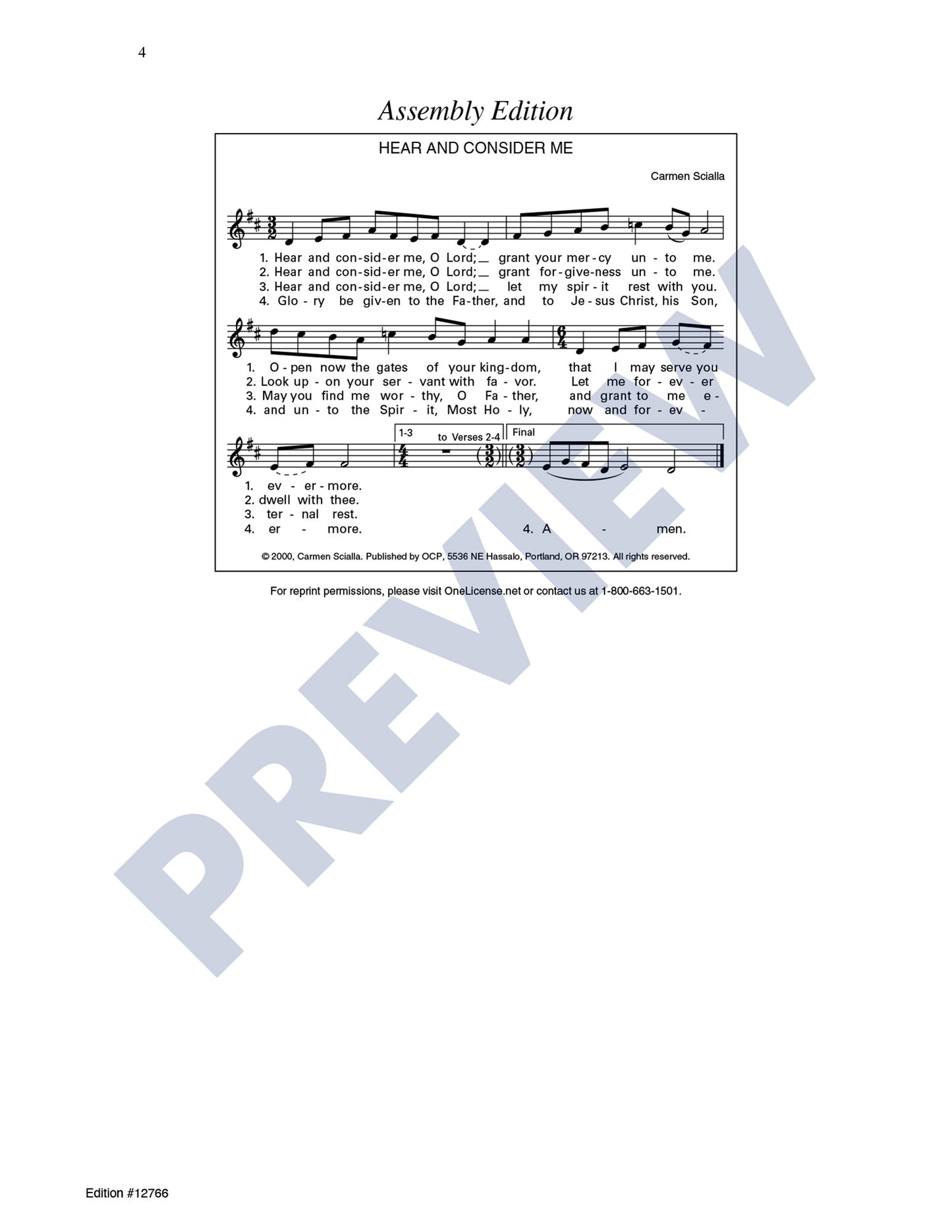 Hear and Consider Me