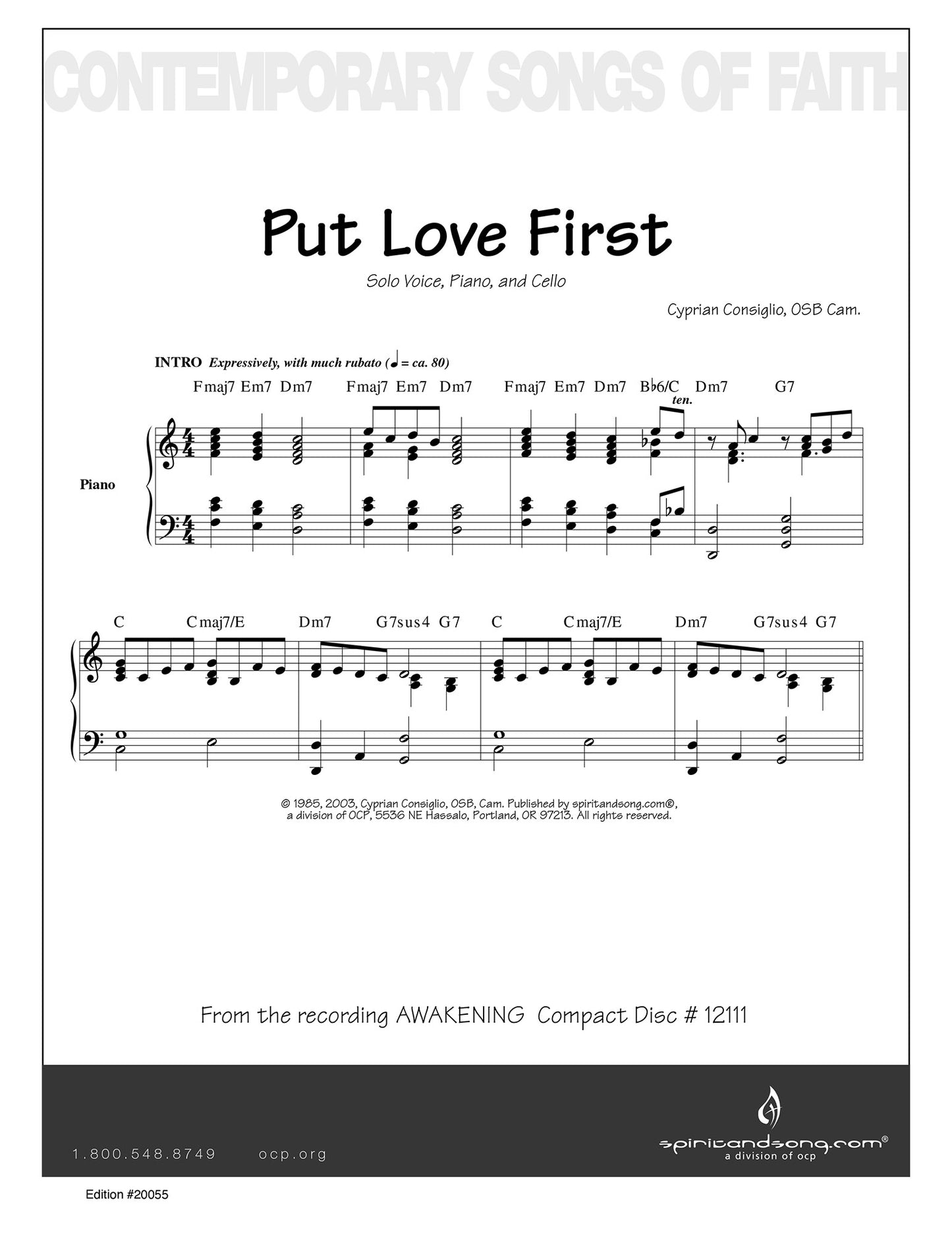 Put Love First