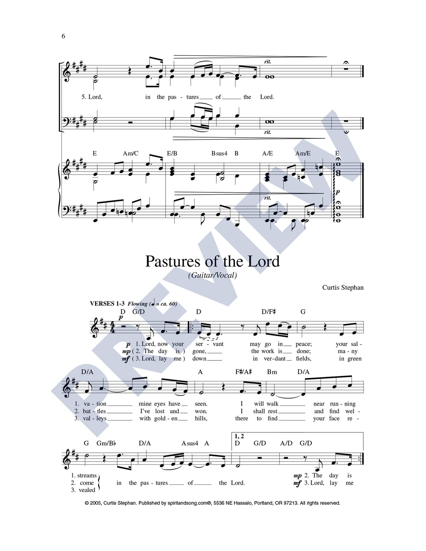 Pastures of the Lord
