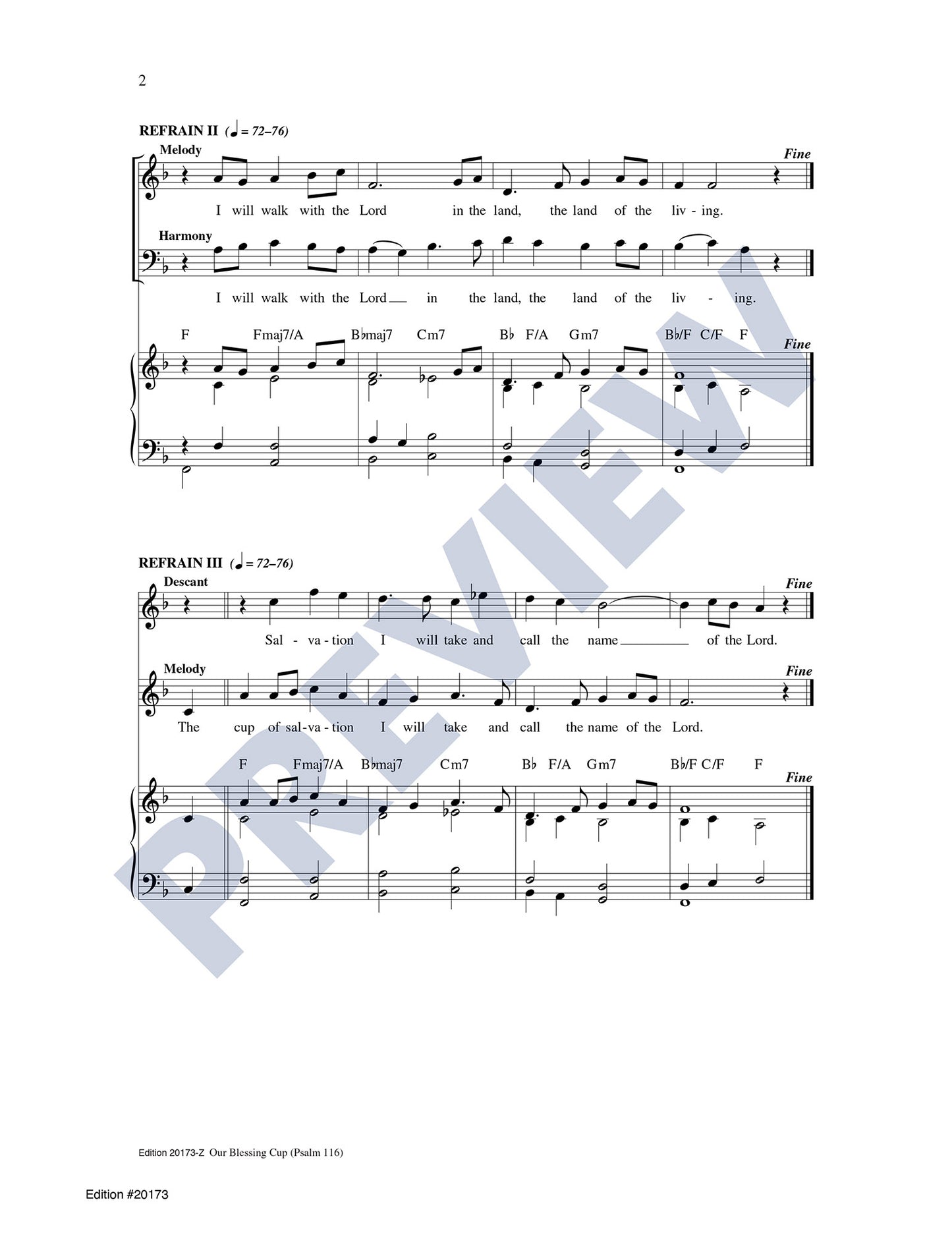 Our Blessing-Cup (Psalm 116)