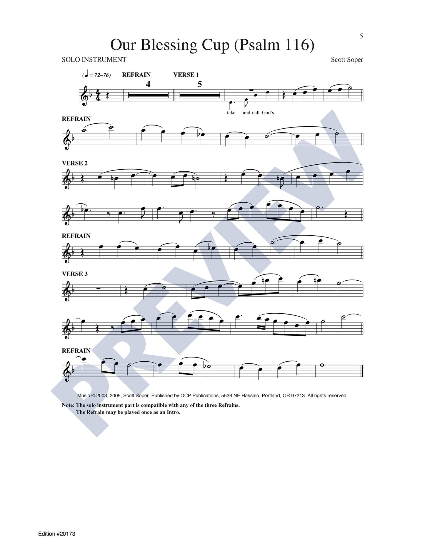 Our Blessing-Cup (Psalm 116)