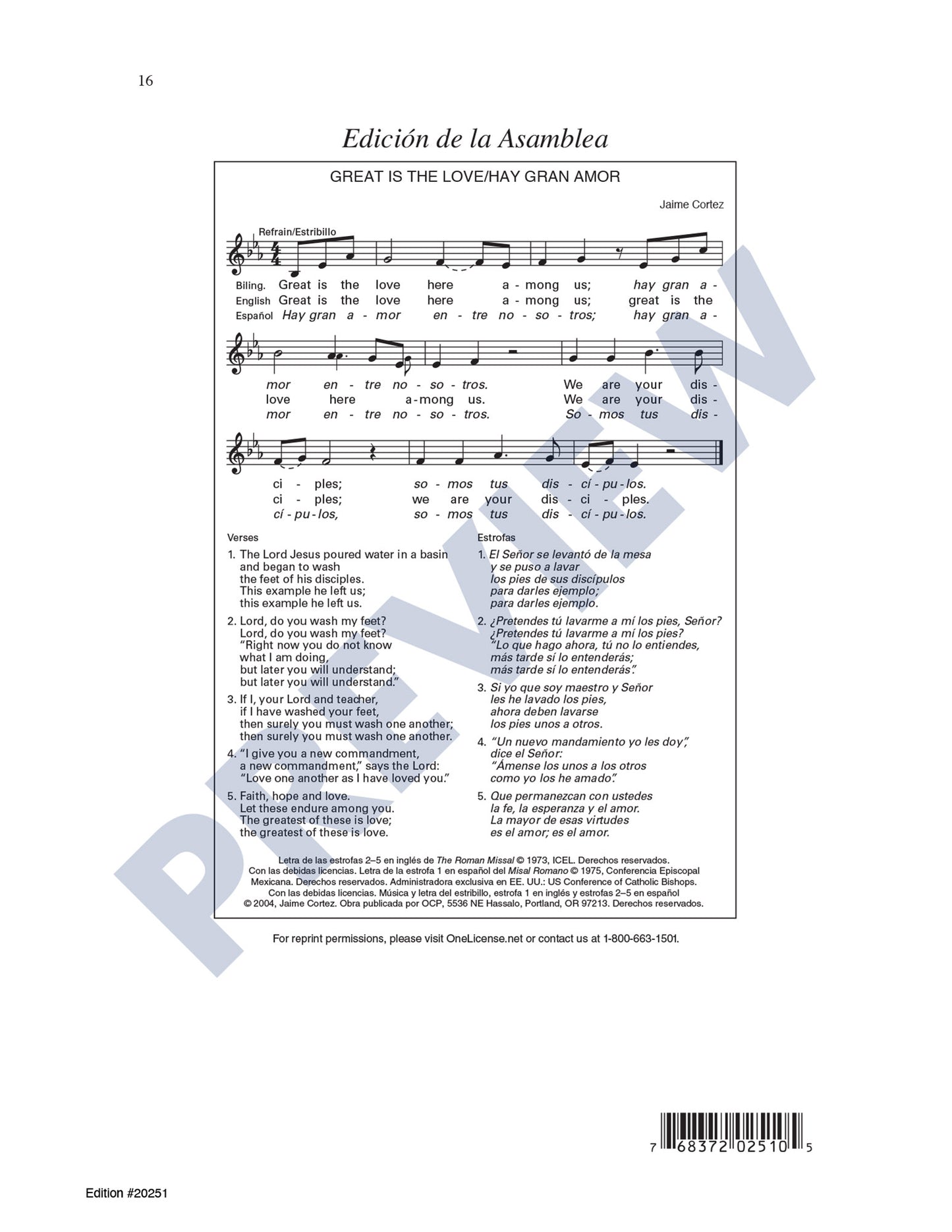 Great Is the Love/Hay Gran Amor