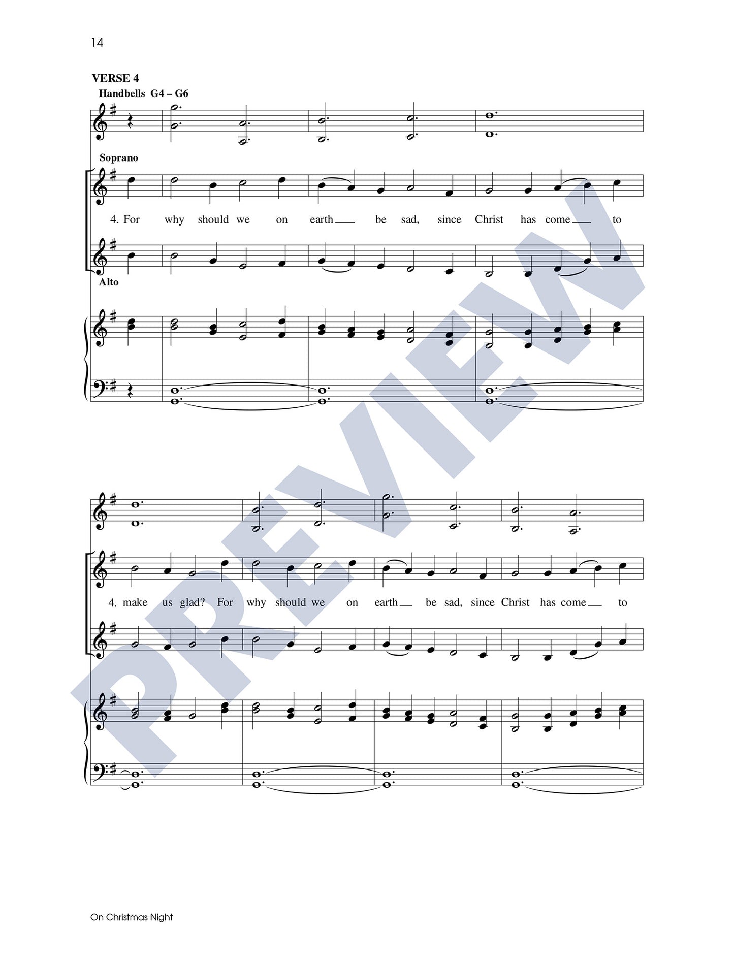 Three Christmas Carols, Set 3
