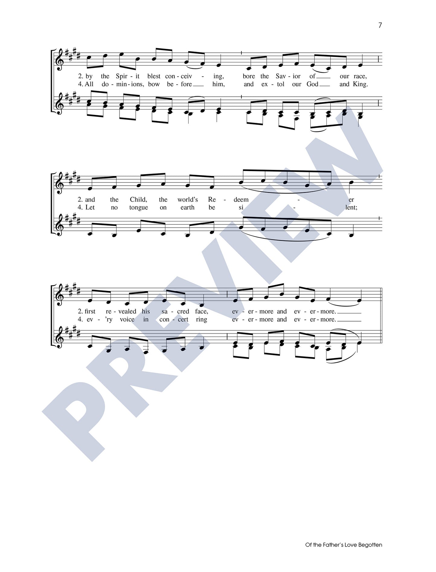 Three Christmas Carols, Set 3