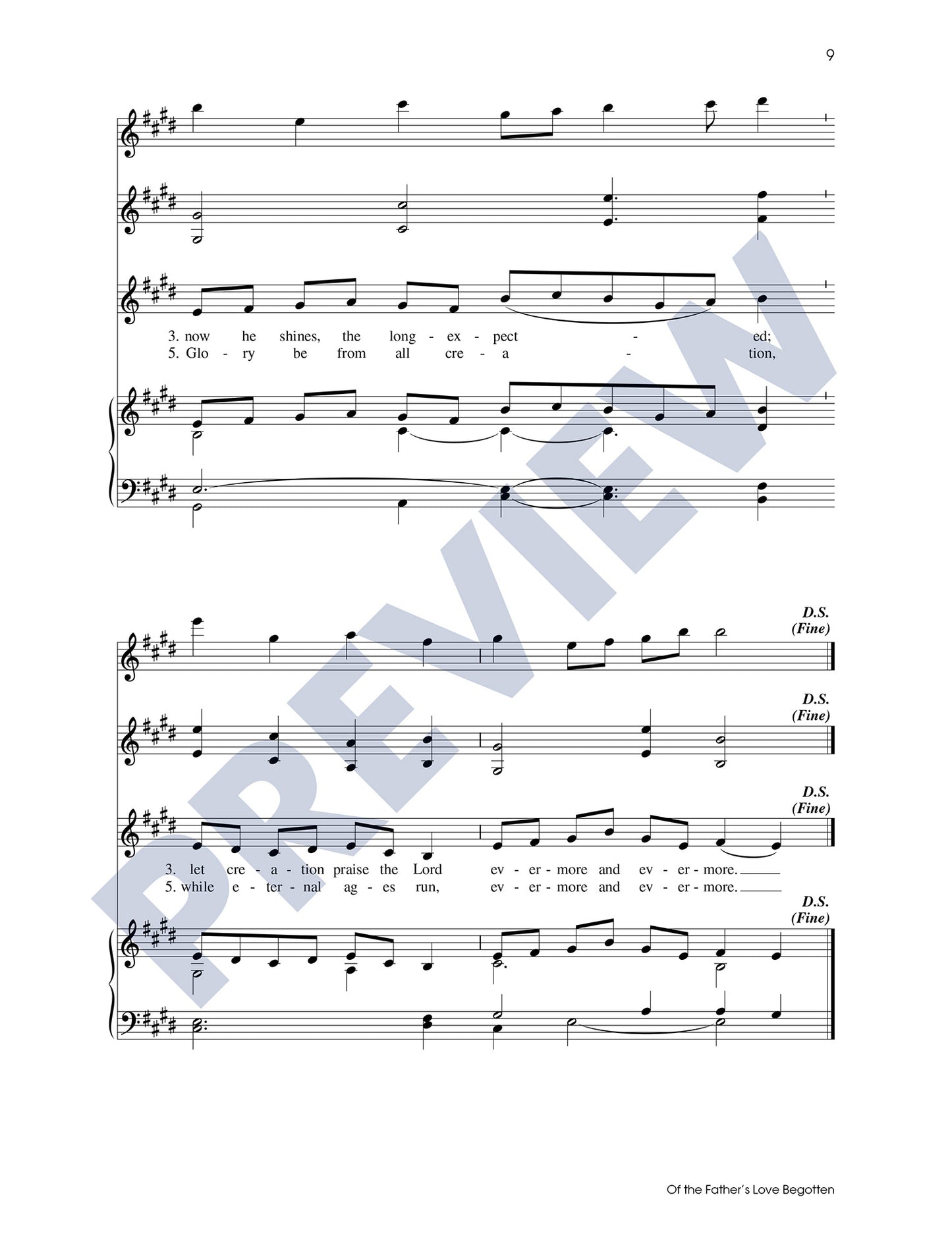 Three Christmas Carols, Set 3