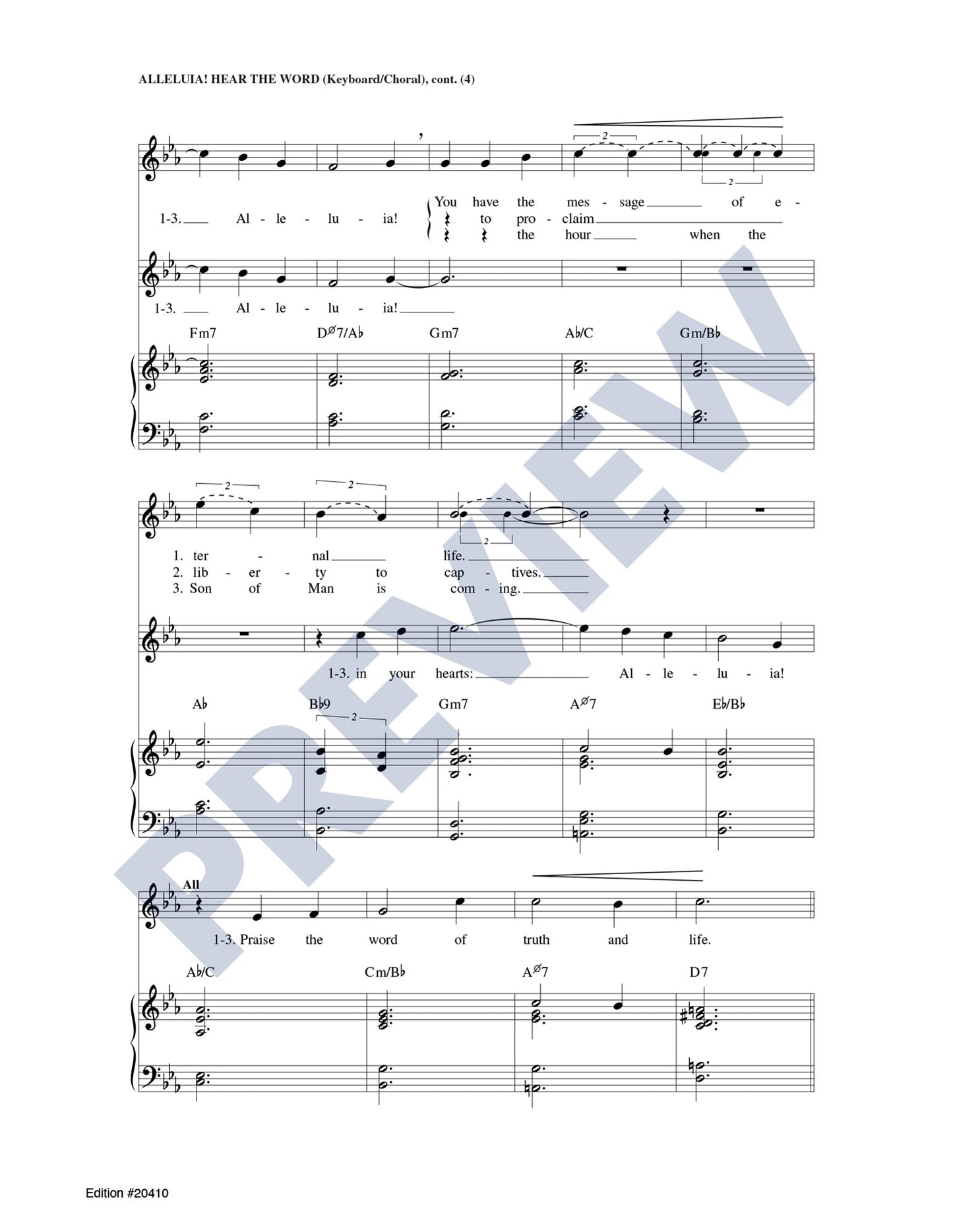 Alleluia! Hear the Word