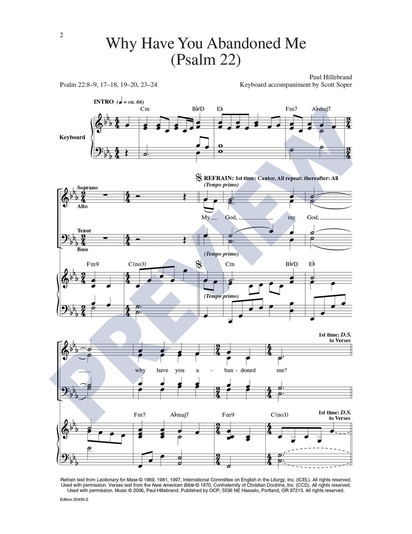 Why Have You Abandoned Me (Psalm 22)