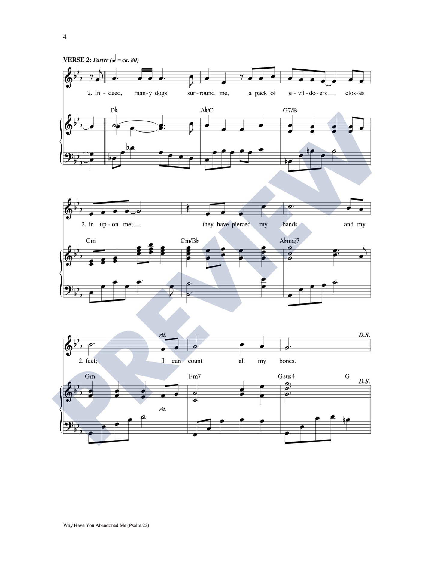 Why Have You Abandoned Me (Psalm 22)