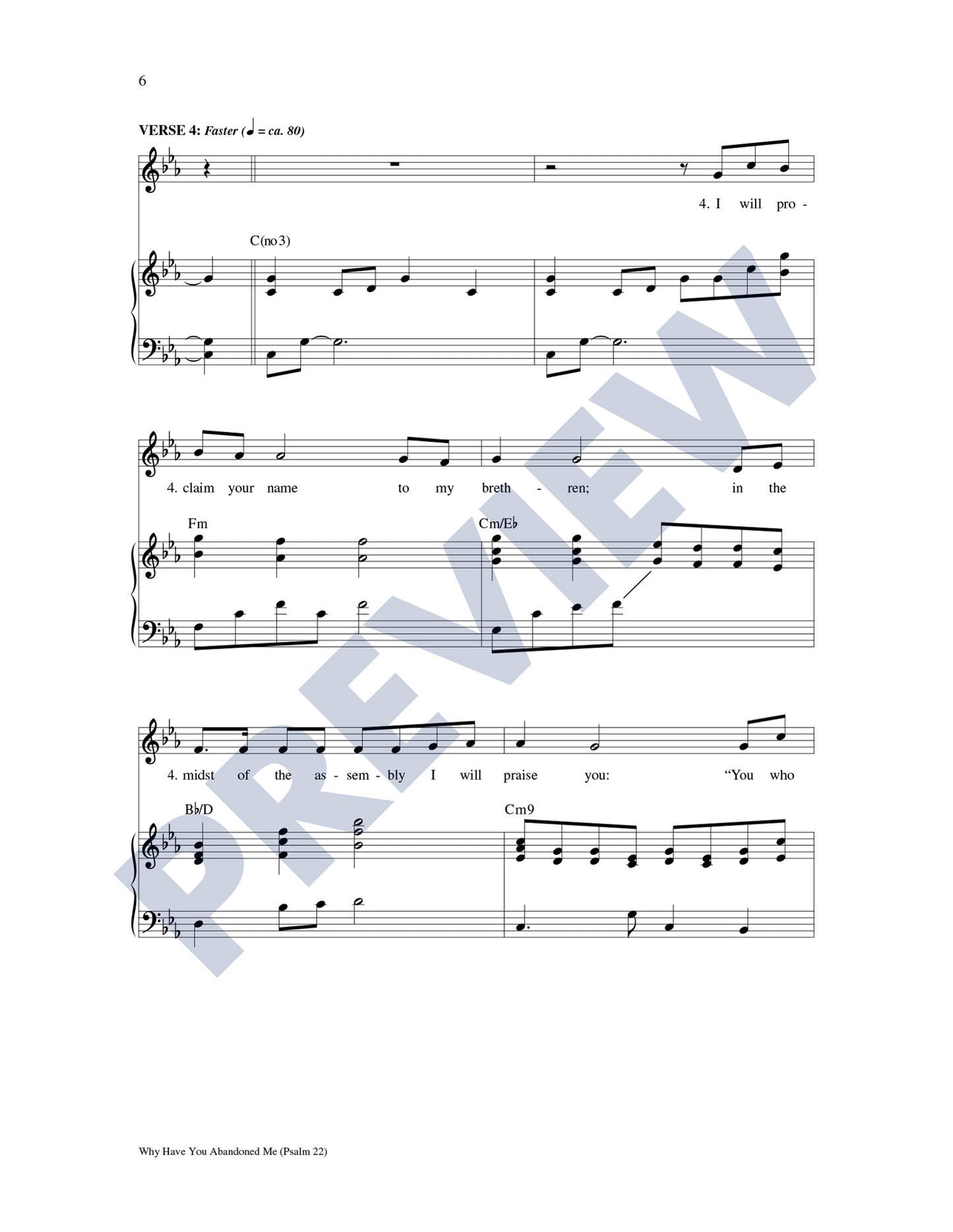 Why Have You Abandoned Me (Psalm 22)