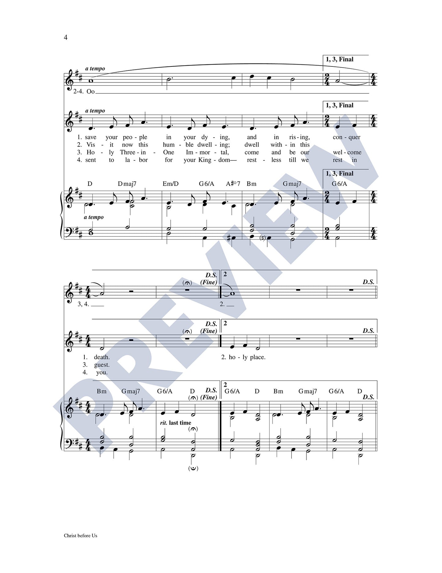 Christ before Us