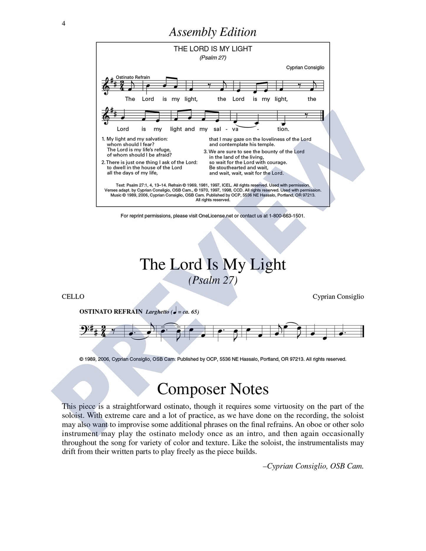 The Lord Is My Light