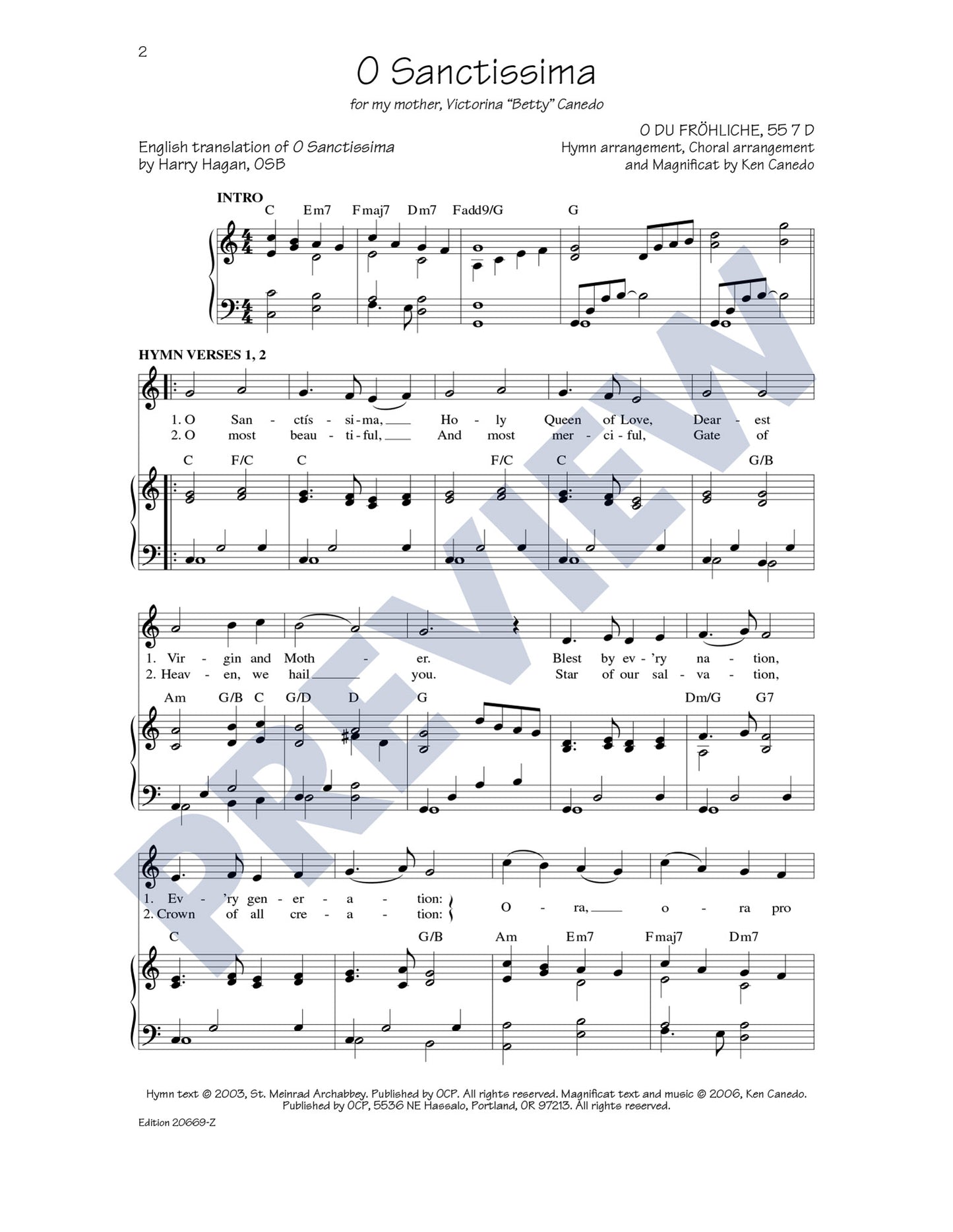 O Sanctissima