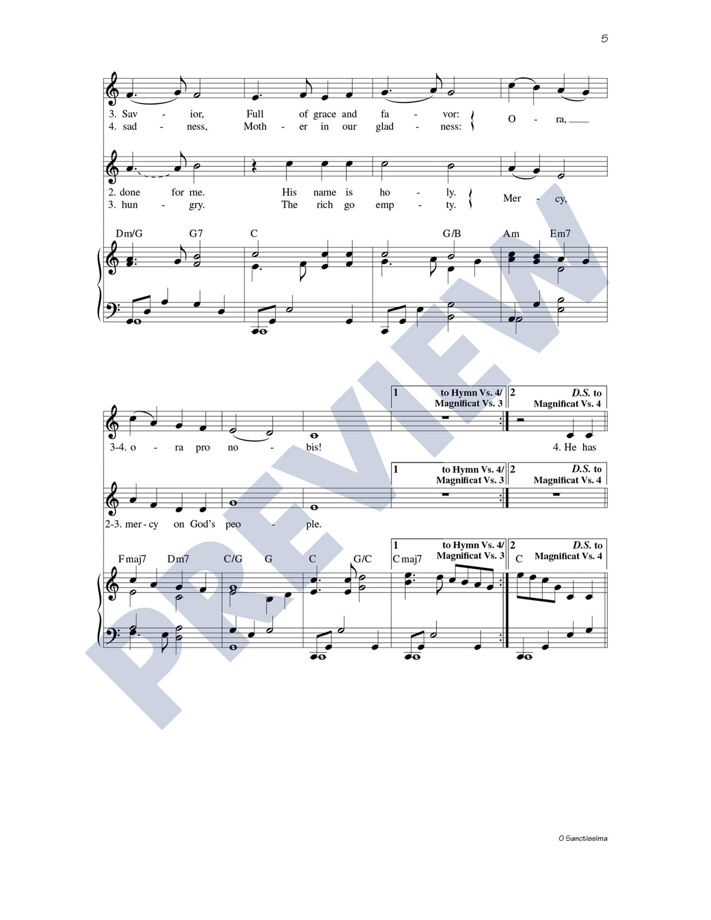 O Sanctissima