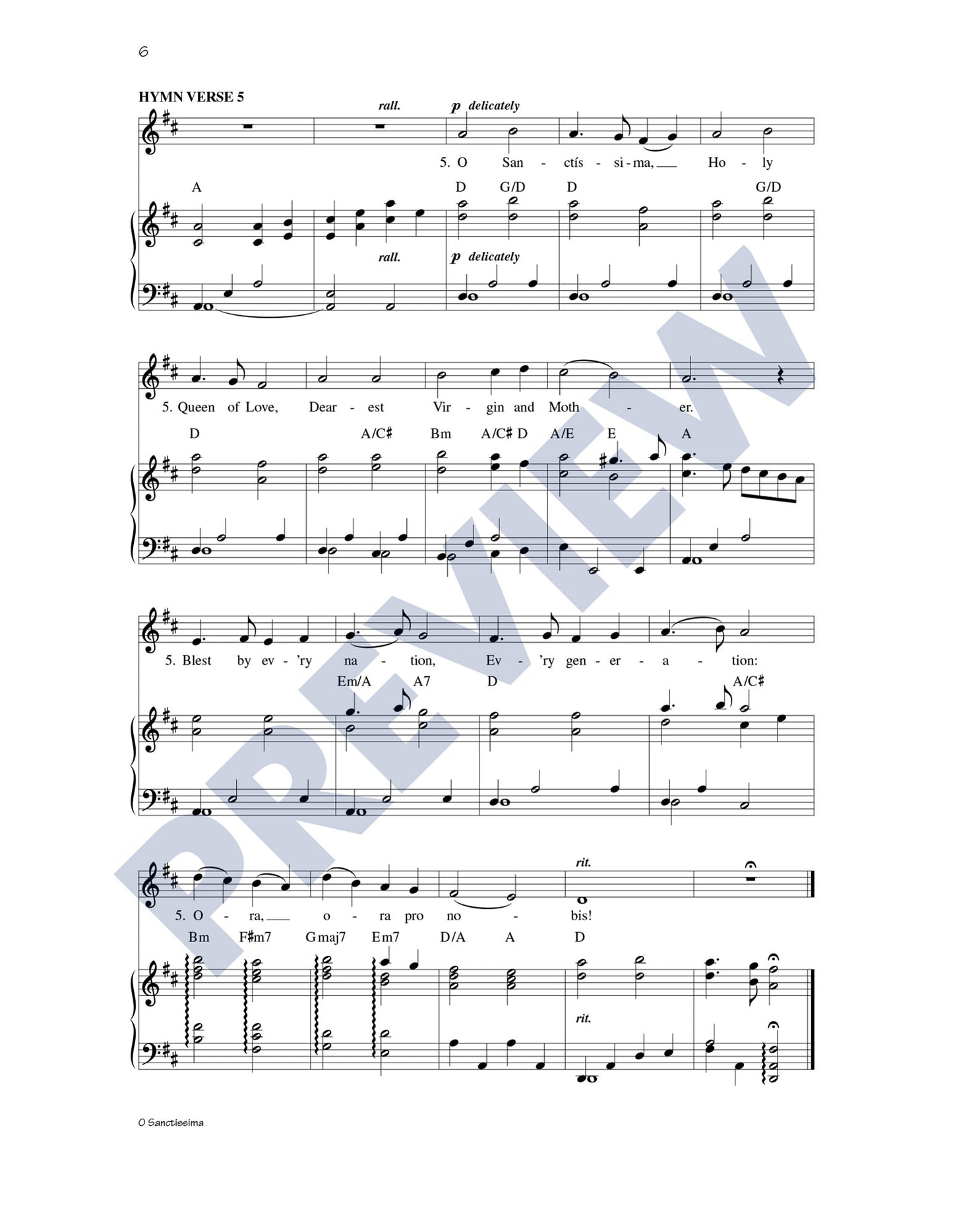 O Sanctissima