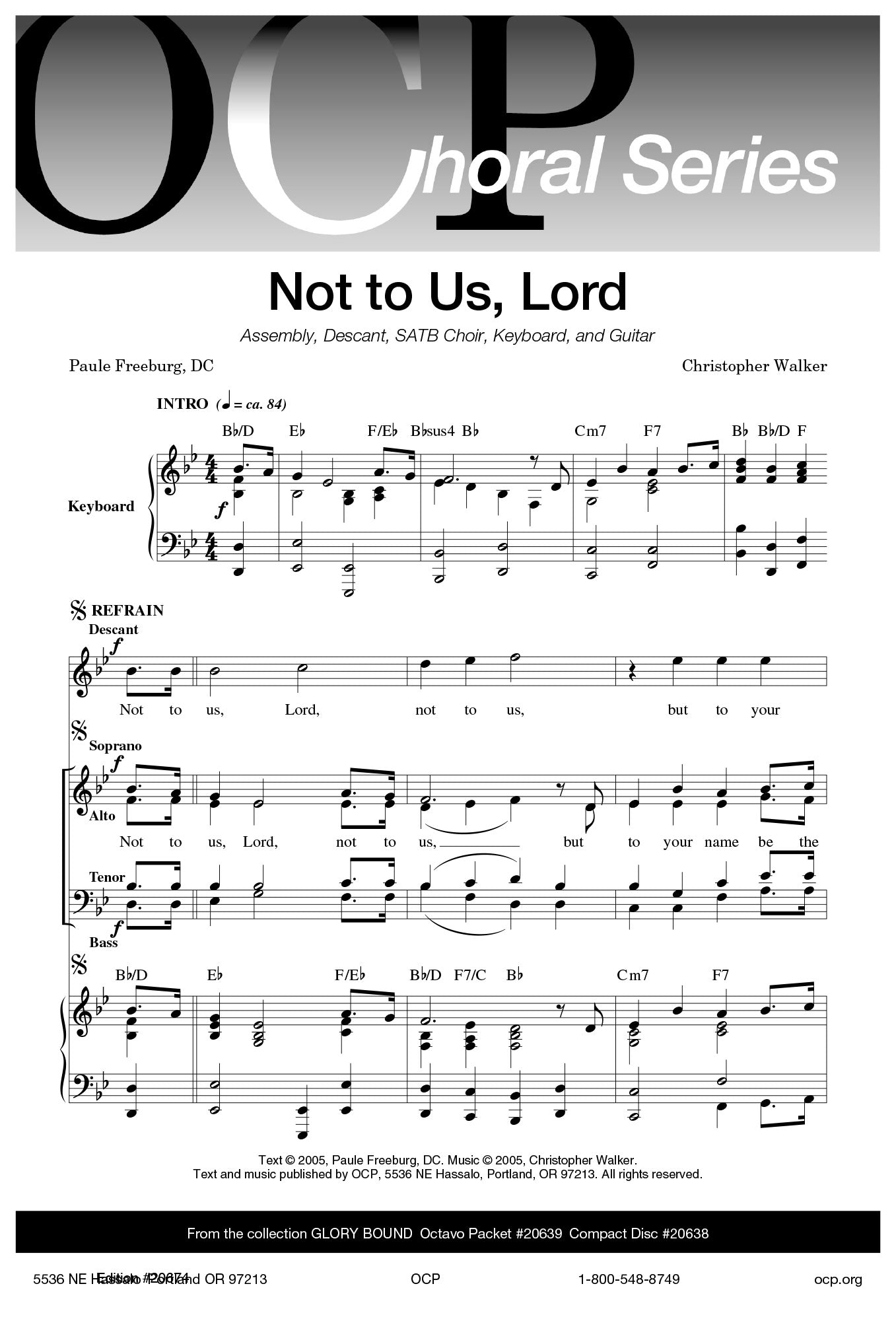 Not to Us, Lord