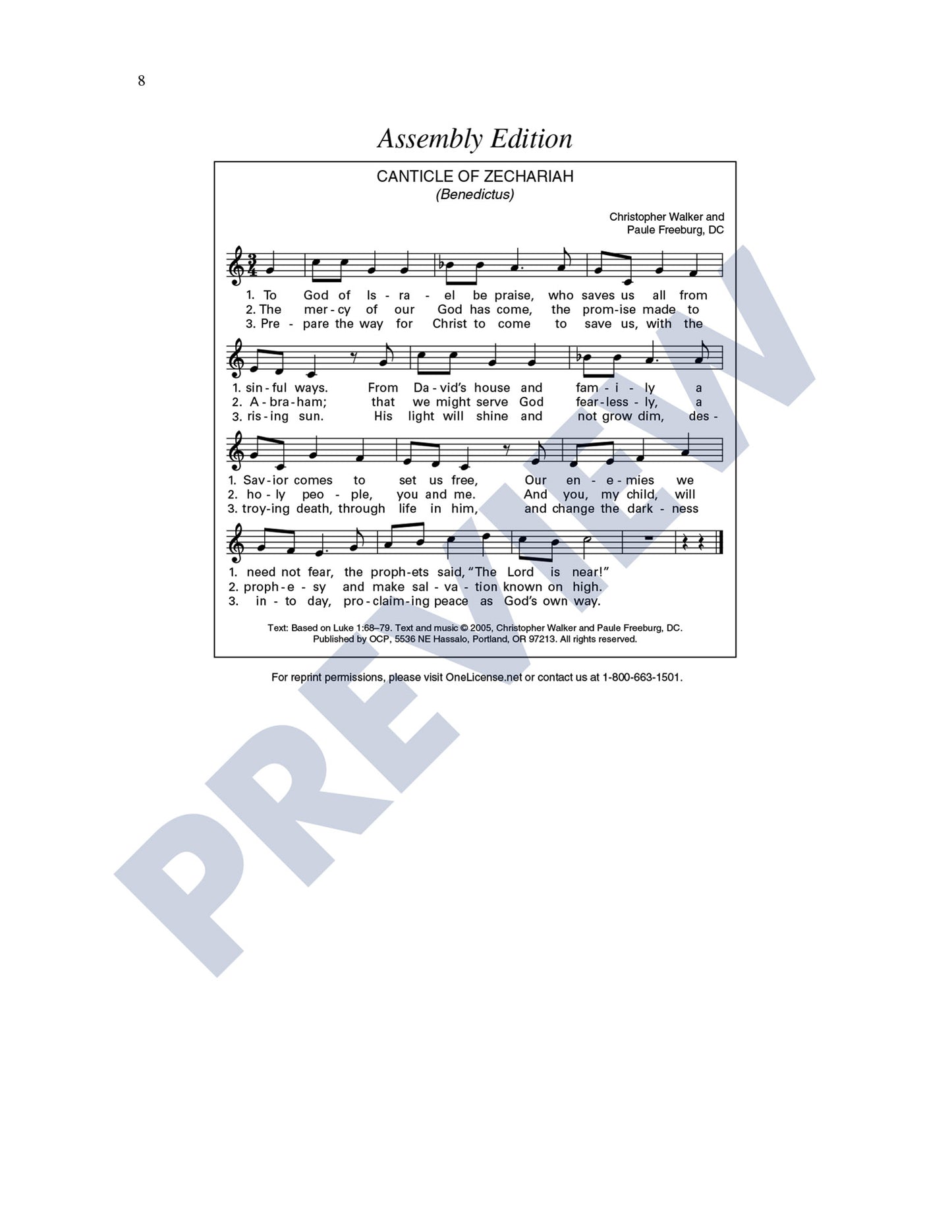 Canticle of Zechariah