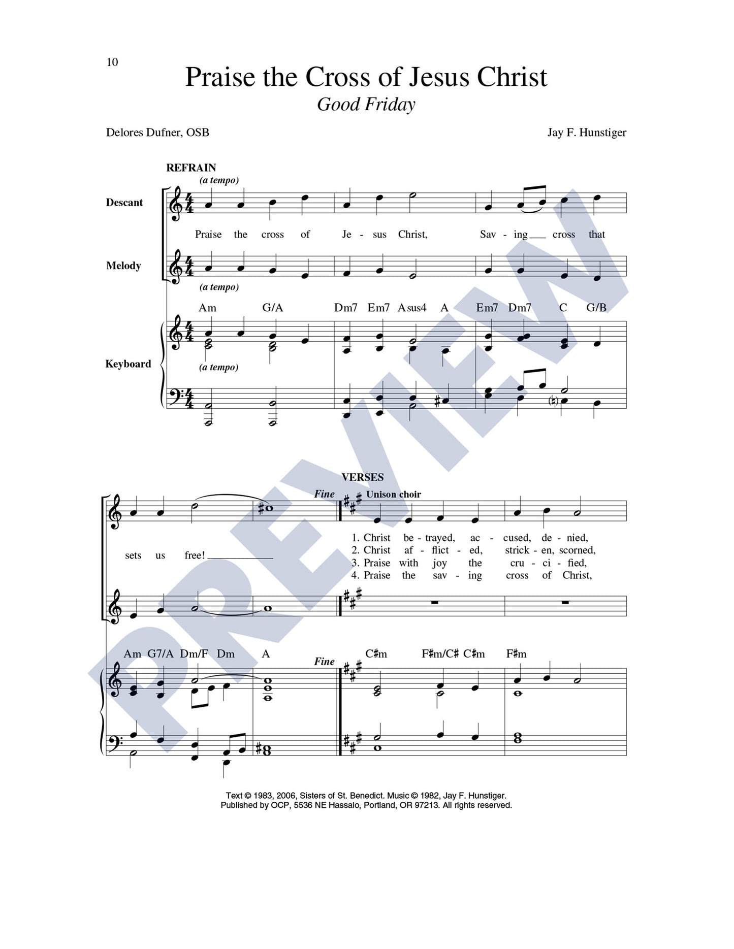 Music for Holy Week and the Triduum