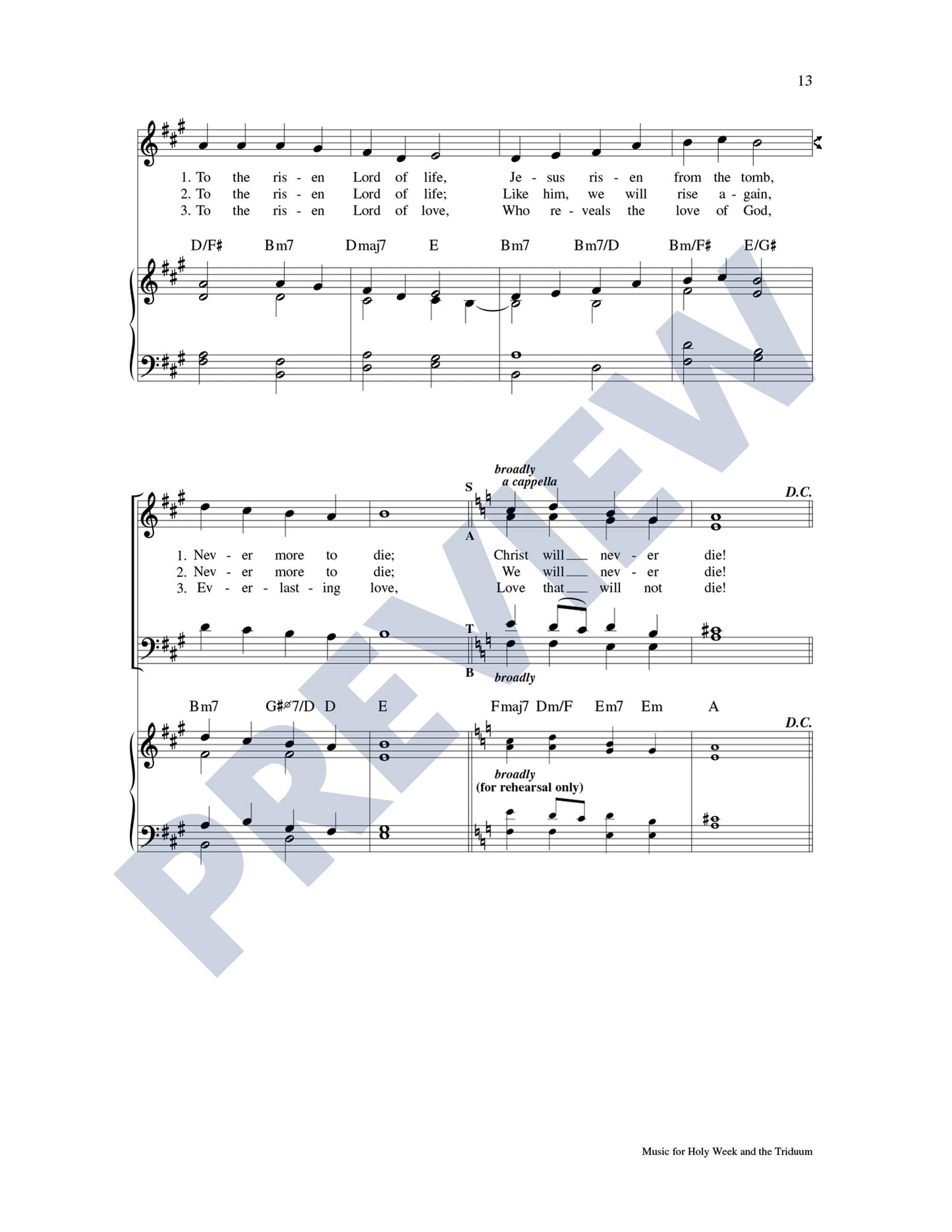 Music for Holy Week and the Triduum