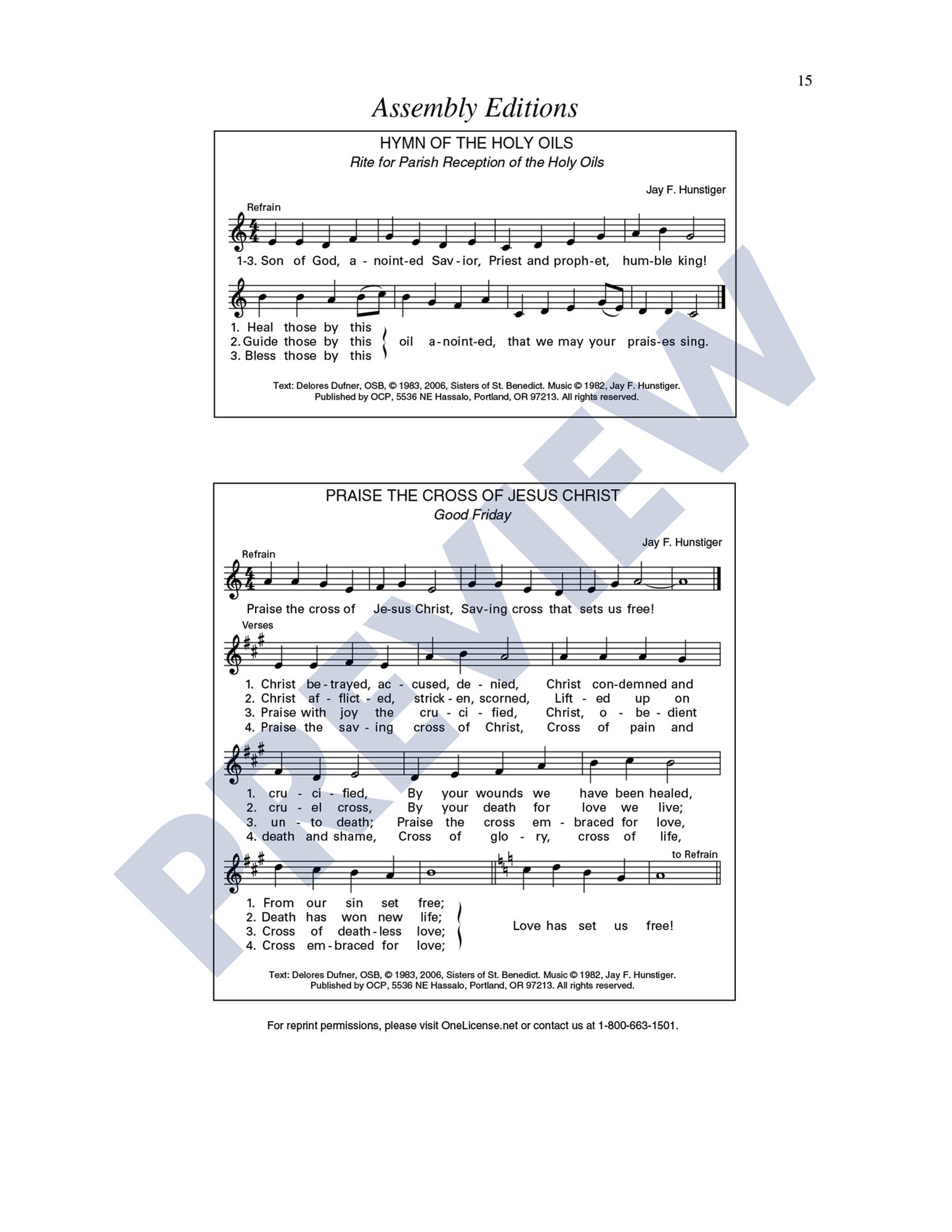 Music for Holy Week and the Triduum