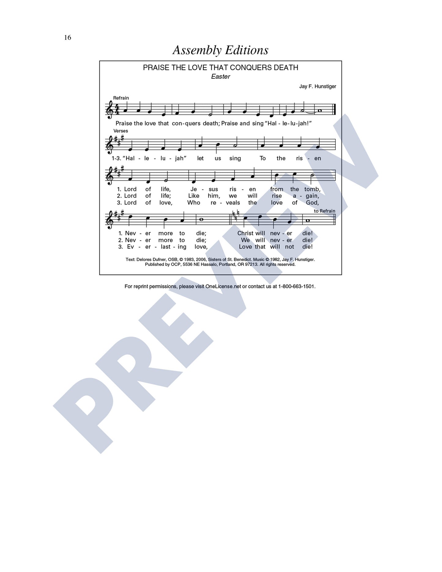 Music for Holy Week and the Triduum