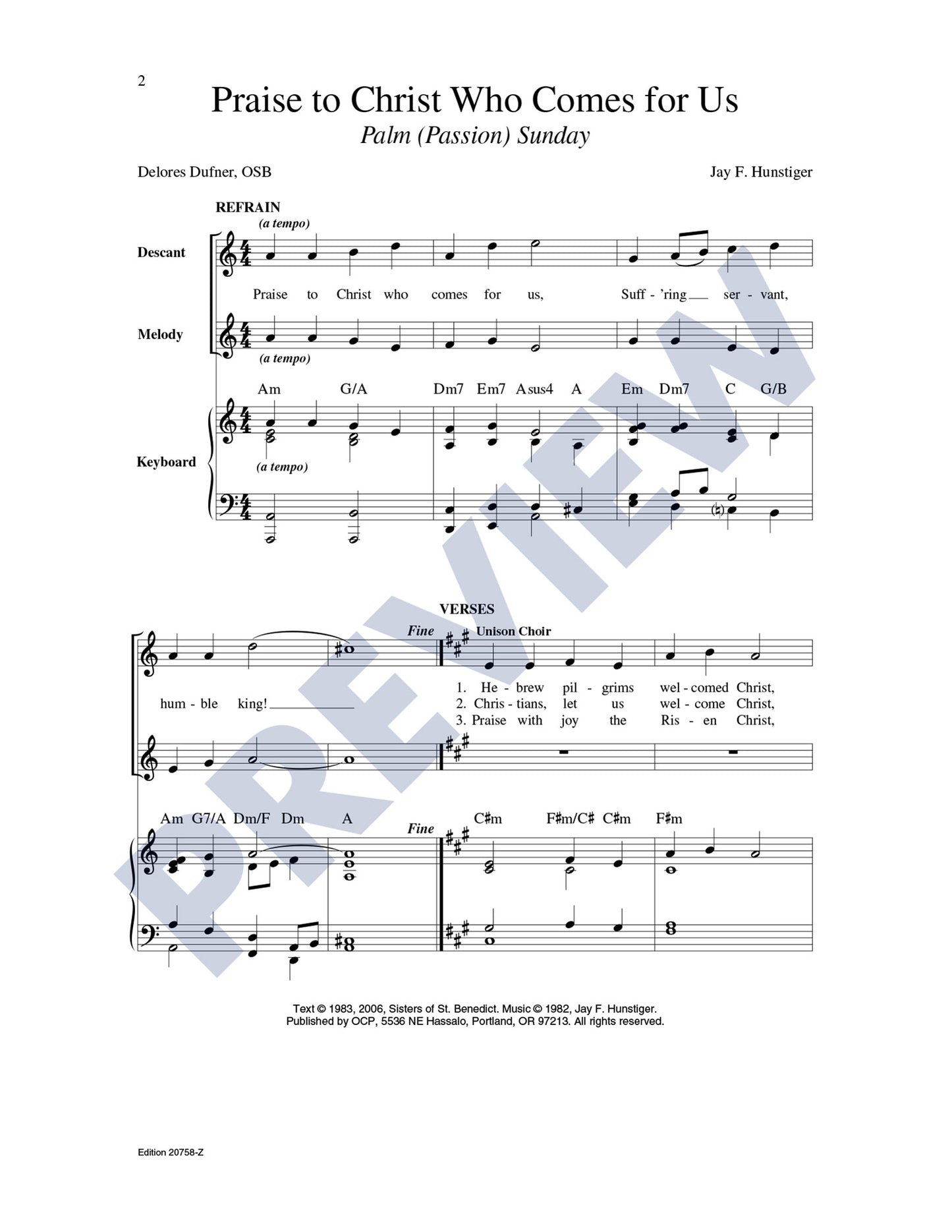 Music for Holy Week and the Triduum