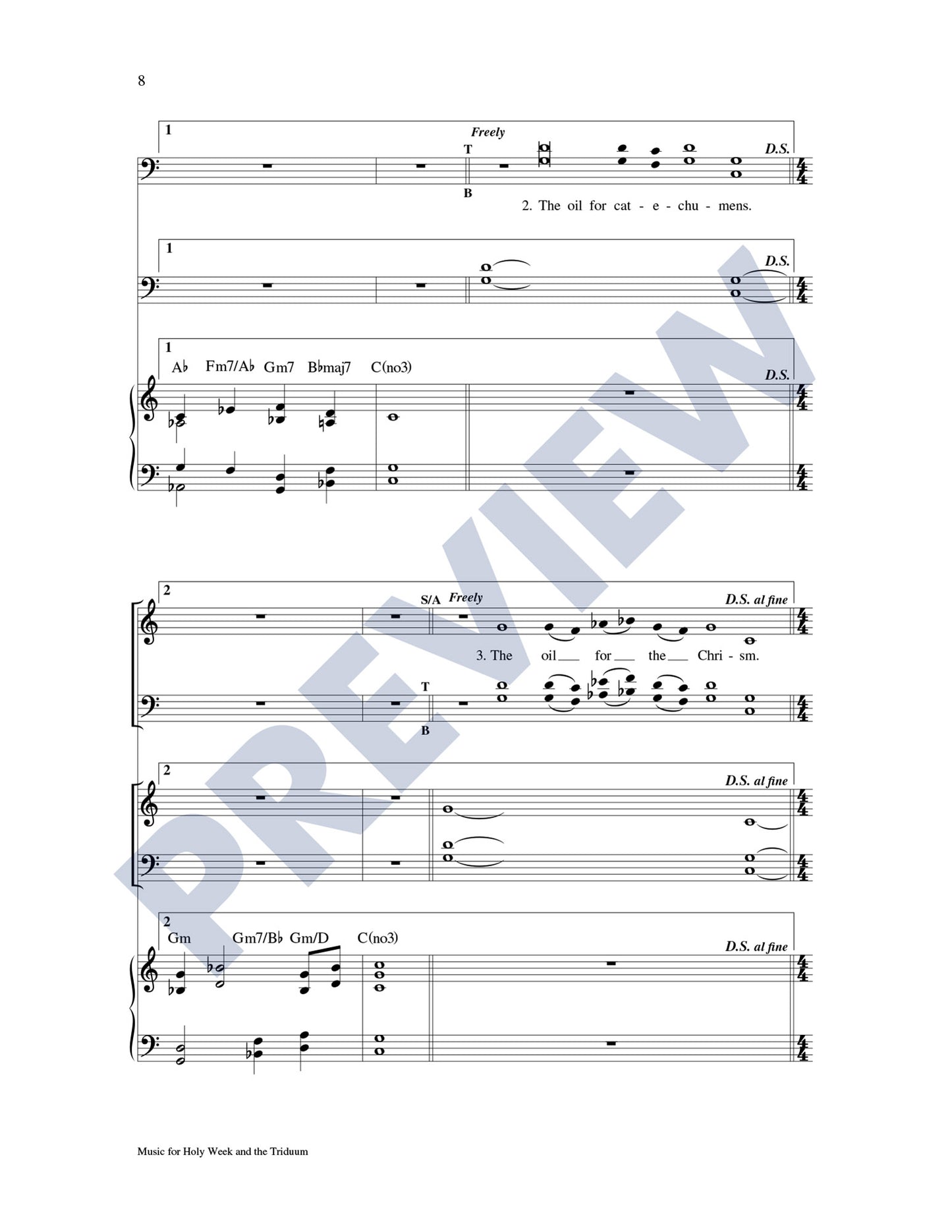 Music for Holy Week and the Triduum