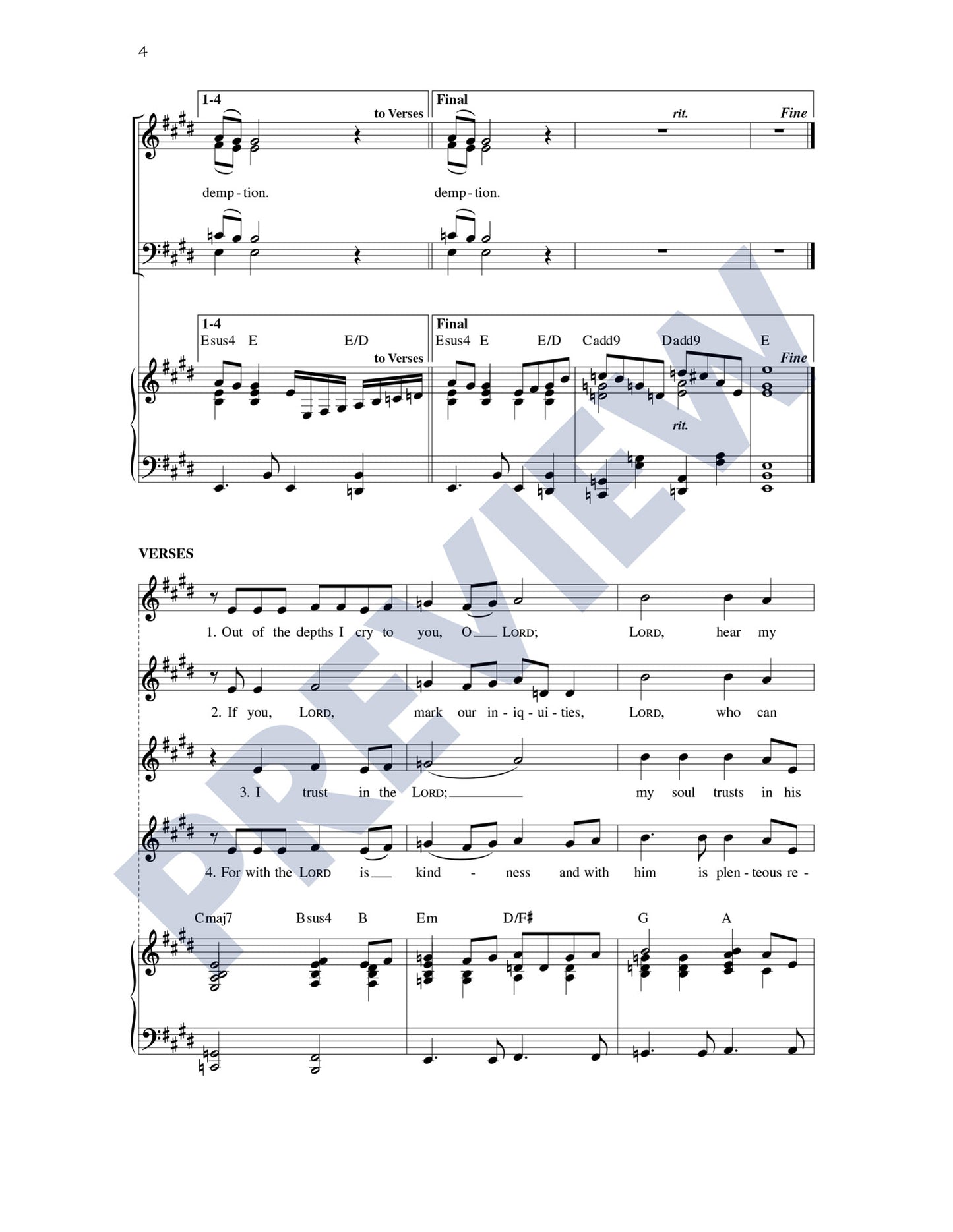 With the Lord There Is Mercy (Psalm 130)