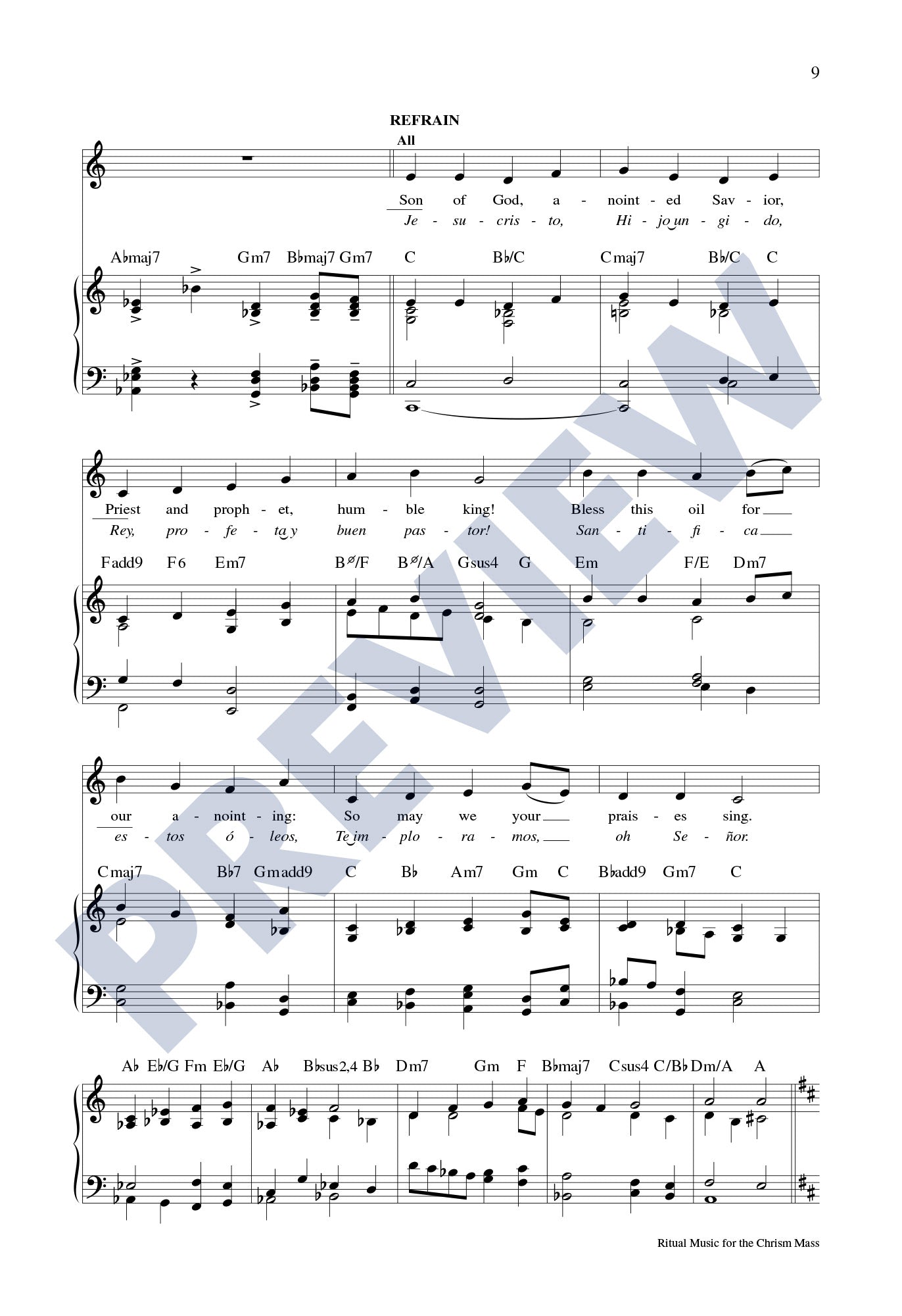 Ritual Music for the Chrism Mass: The Blessing of the Oils