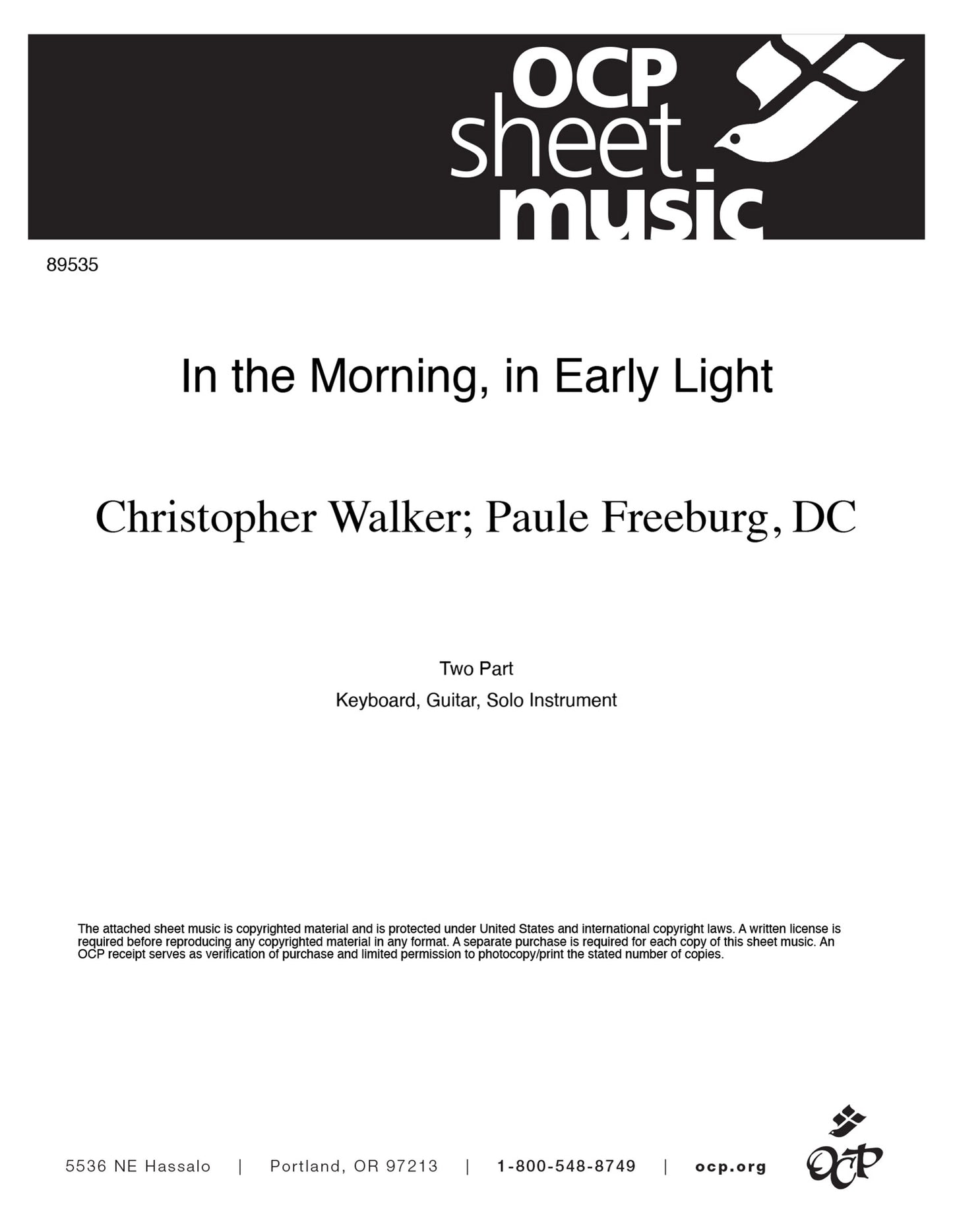 In the Morning, in Early Light