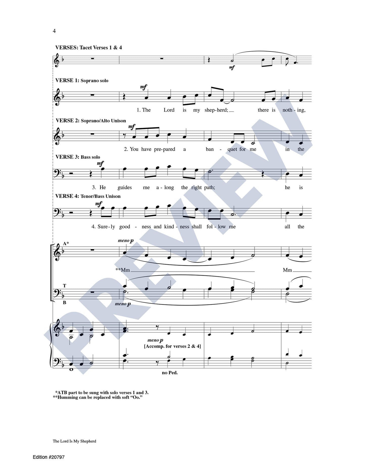 The Lord Is My Shepherd (Psalm 23)