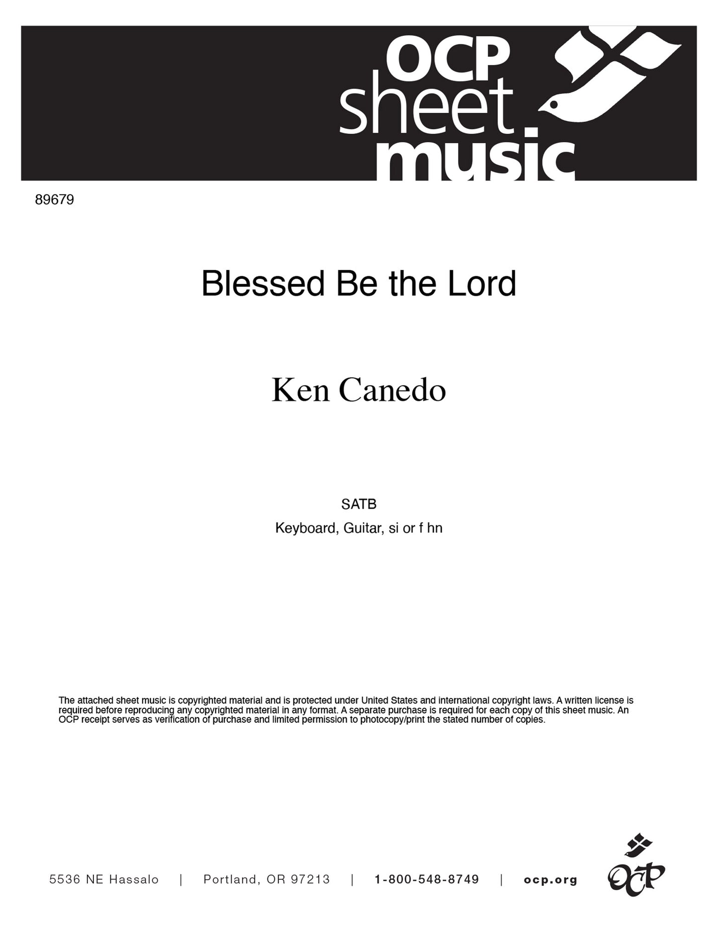Blessed Be the Lord