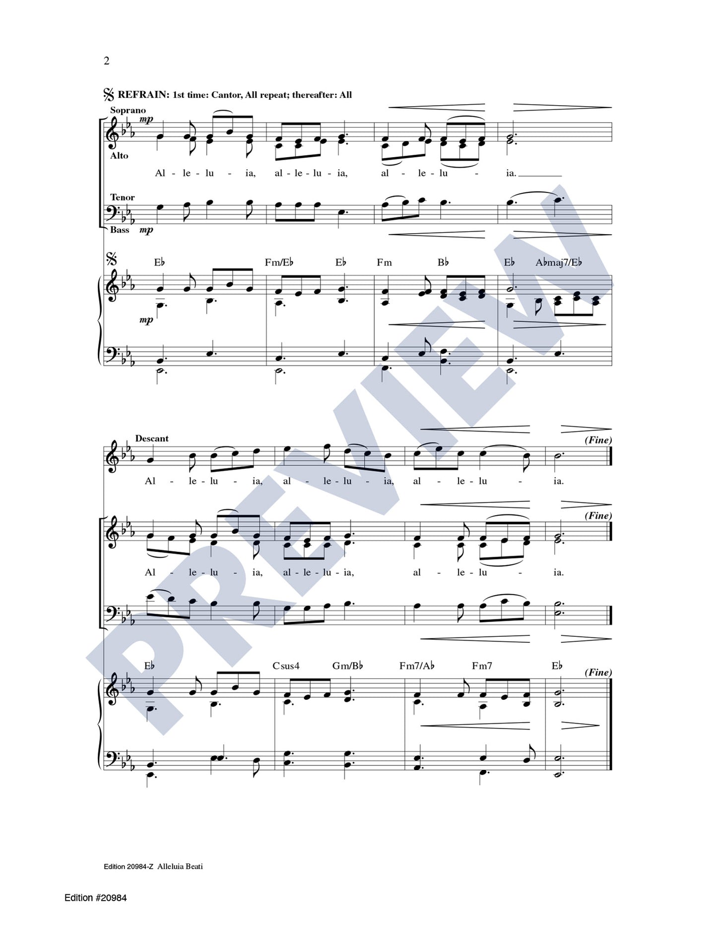 Alleluia Beati