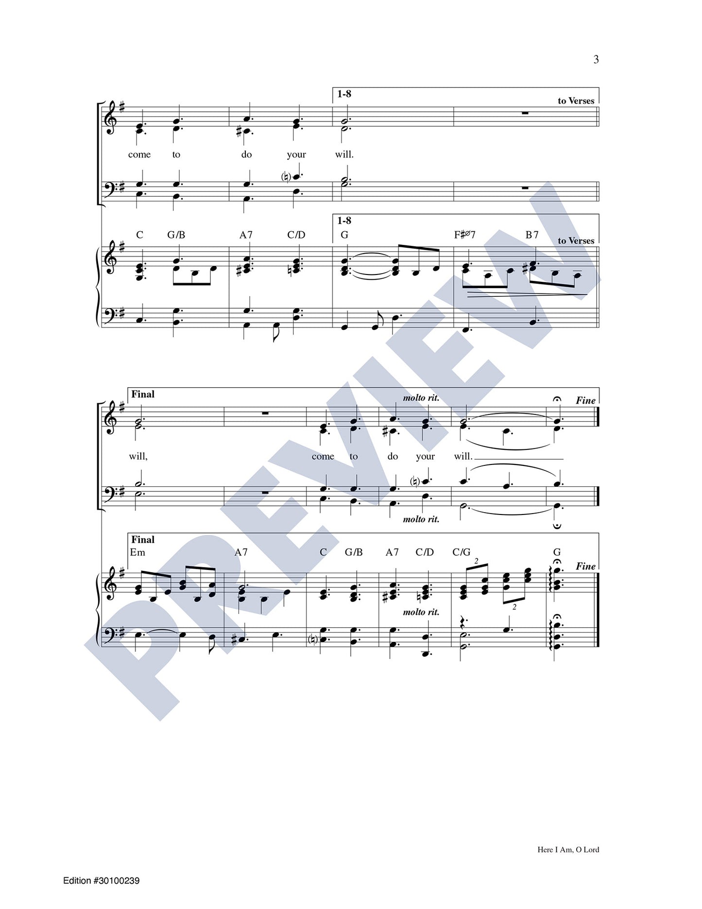 Here I Am, O Lord