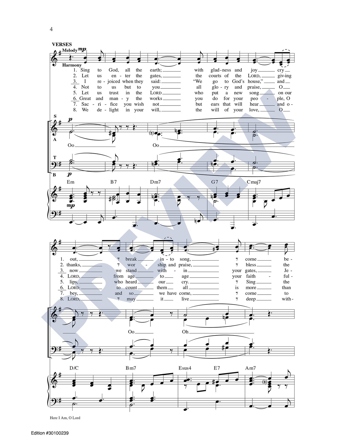 Here I Am, O Lord