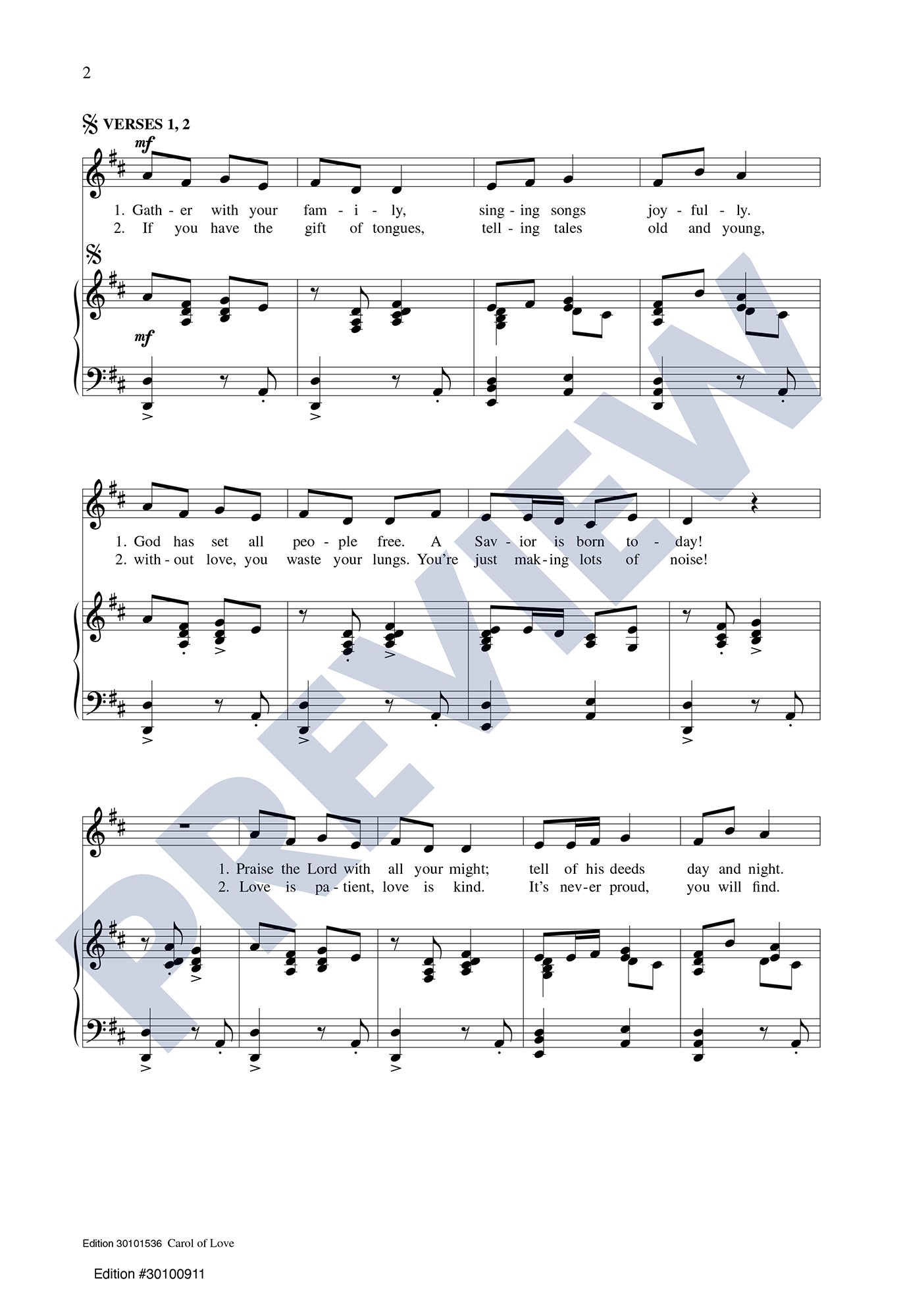 Carol of Love