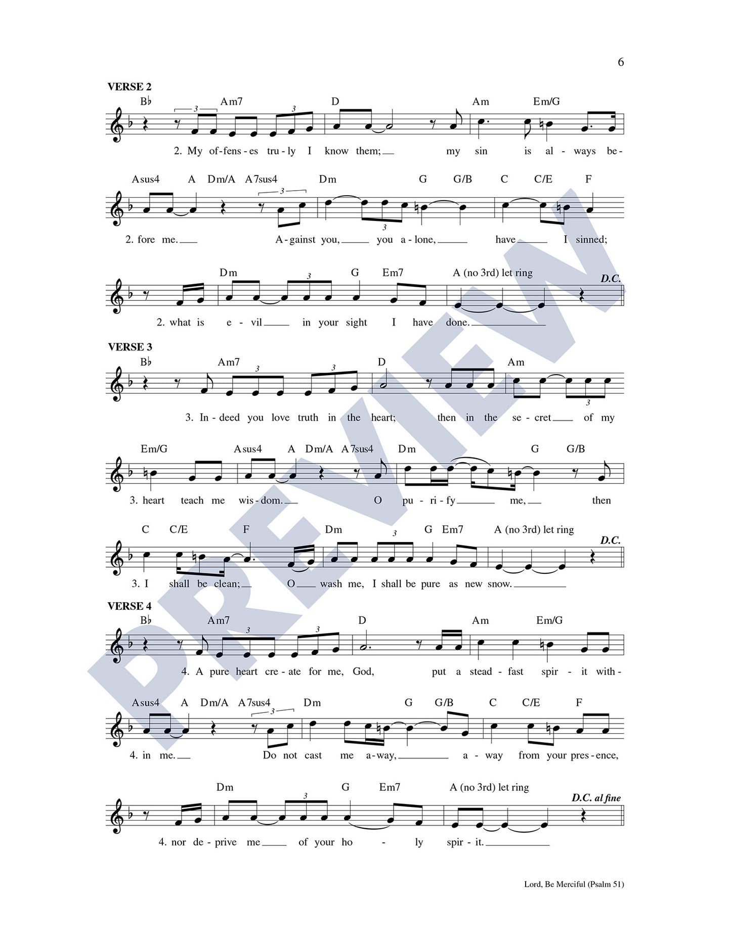Lord, Be Merciful (Psalm 51)