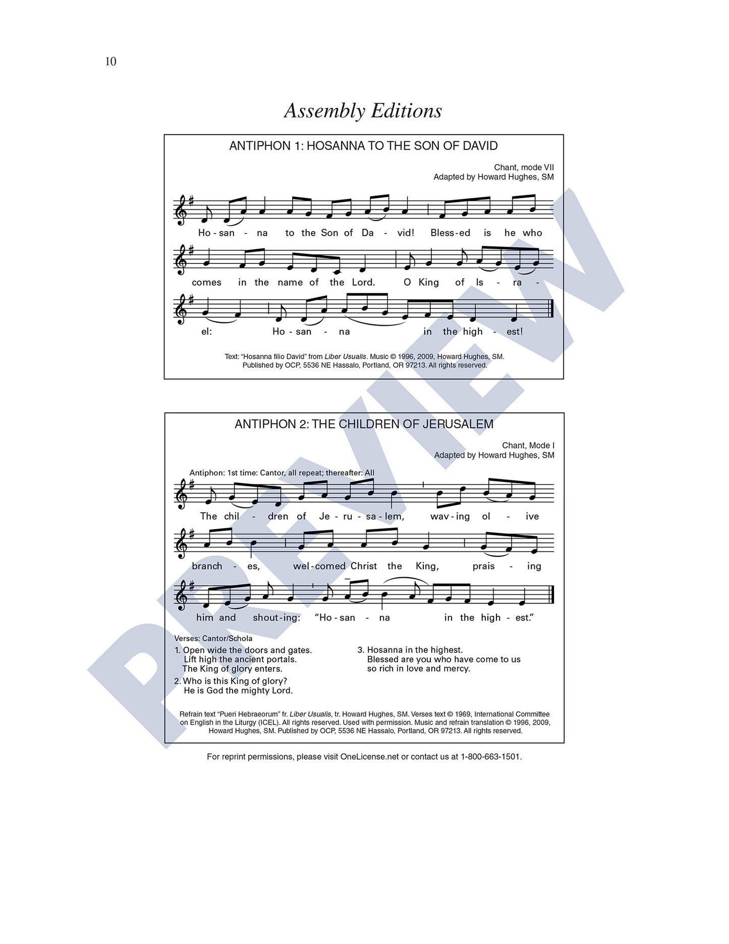 Music for Palm Sunday