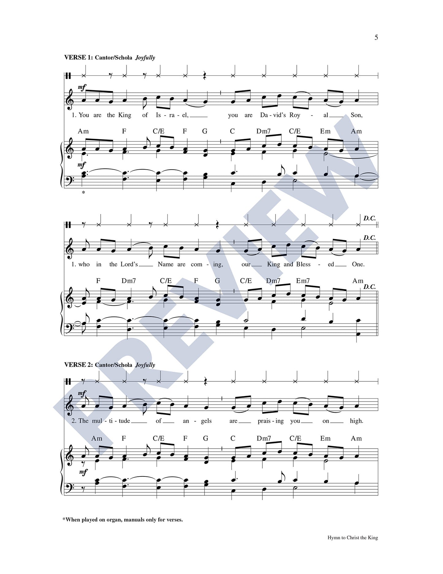Music for Palm Sunday