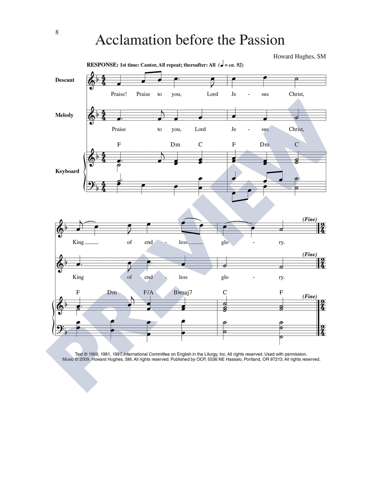 Music for Palm Sunday