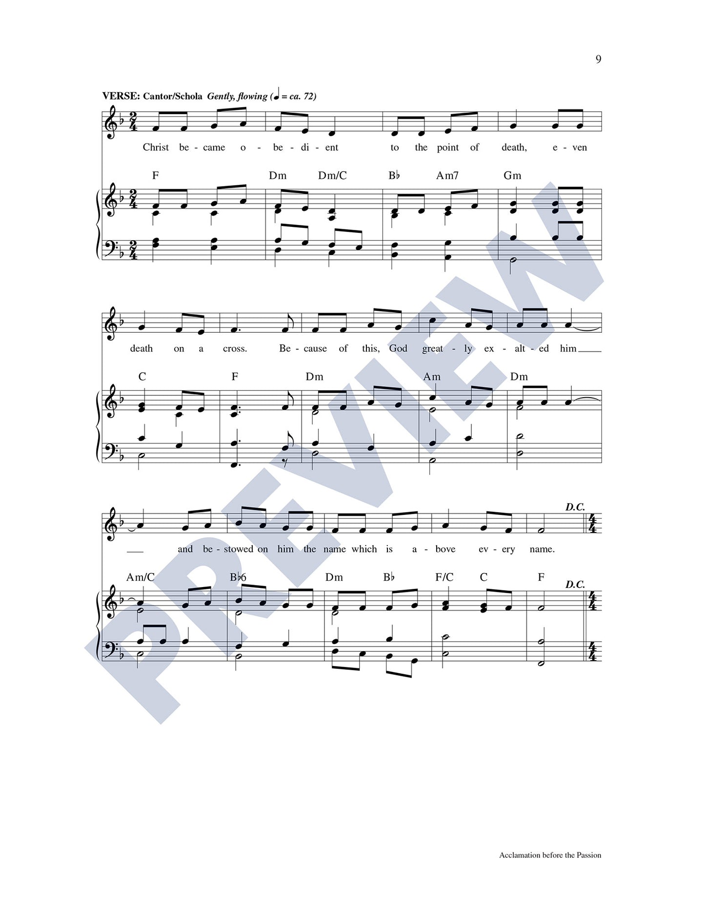 Music for Palm Sunday