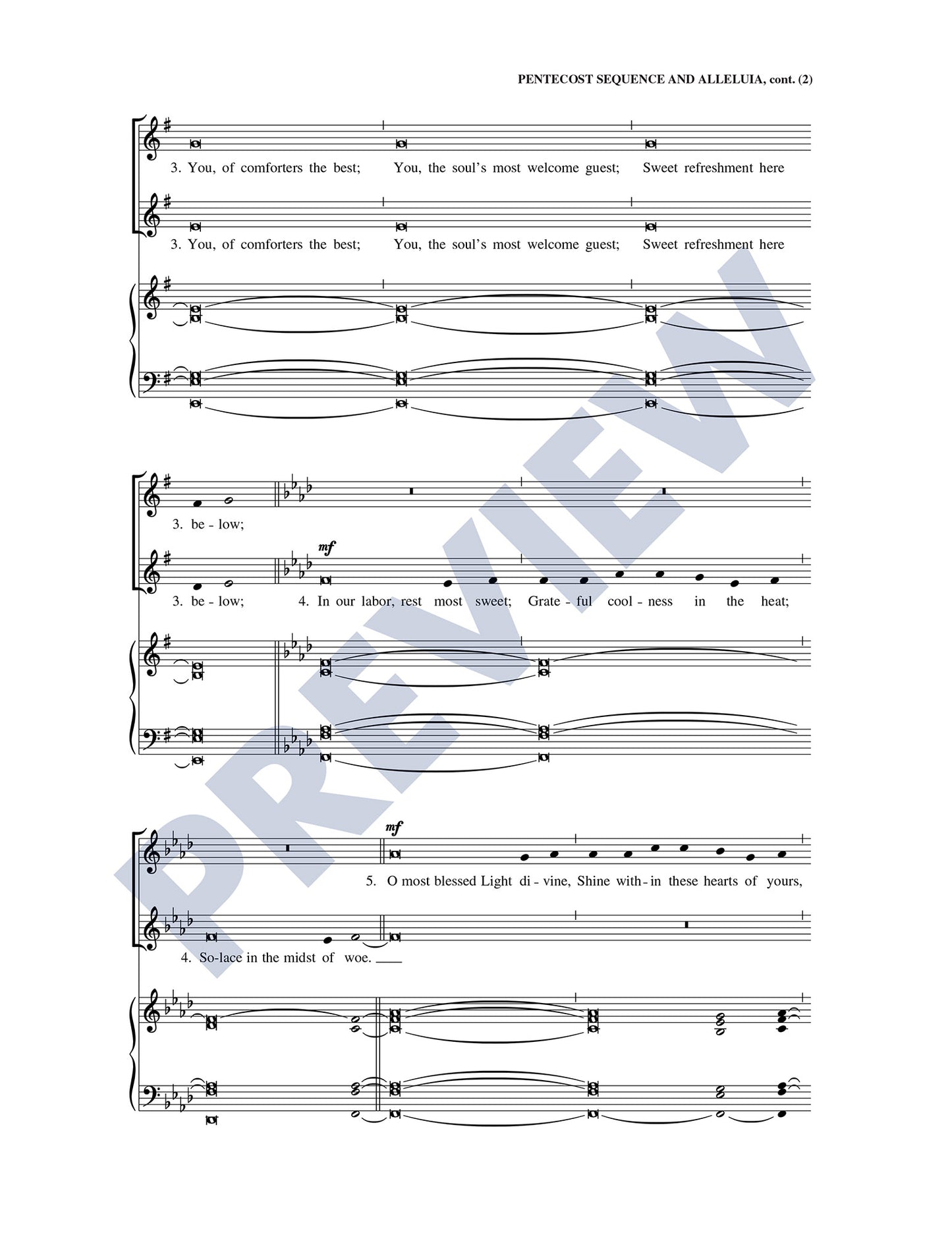 Pentecost Sequence and Alleluia