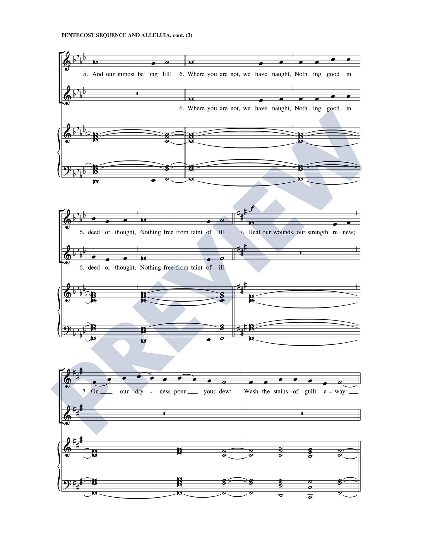 Pentecost Sequence and Alleluia