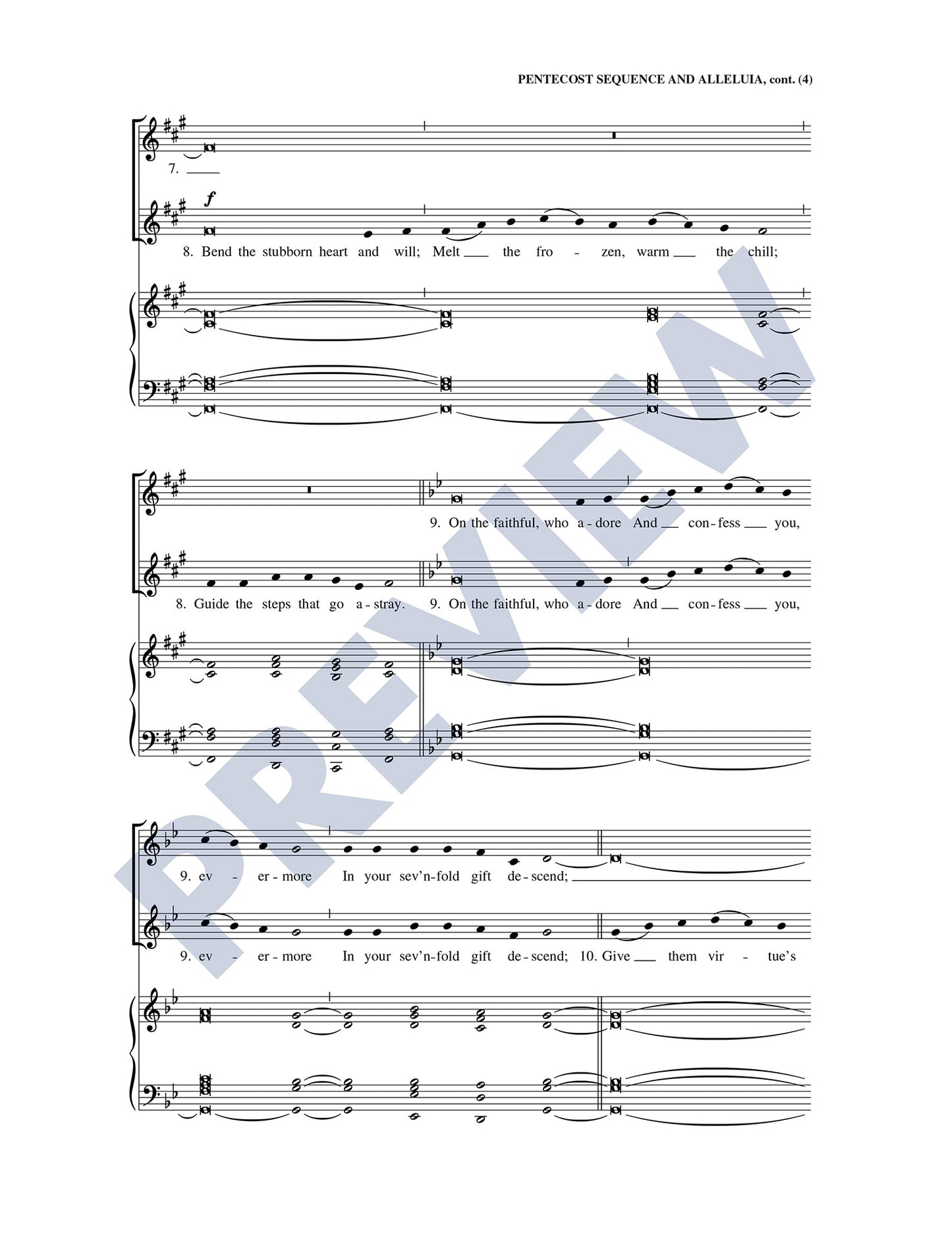 Pentecost Sequence and Alleluia