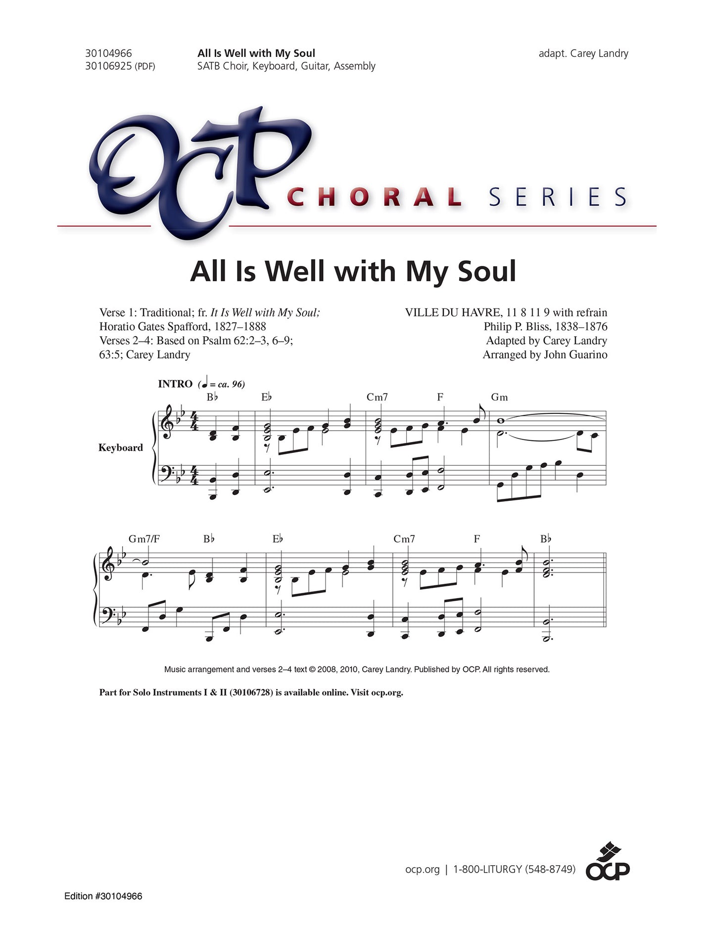 All Is Well with My Soul