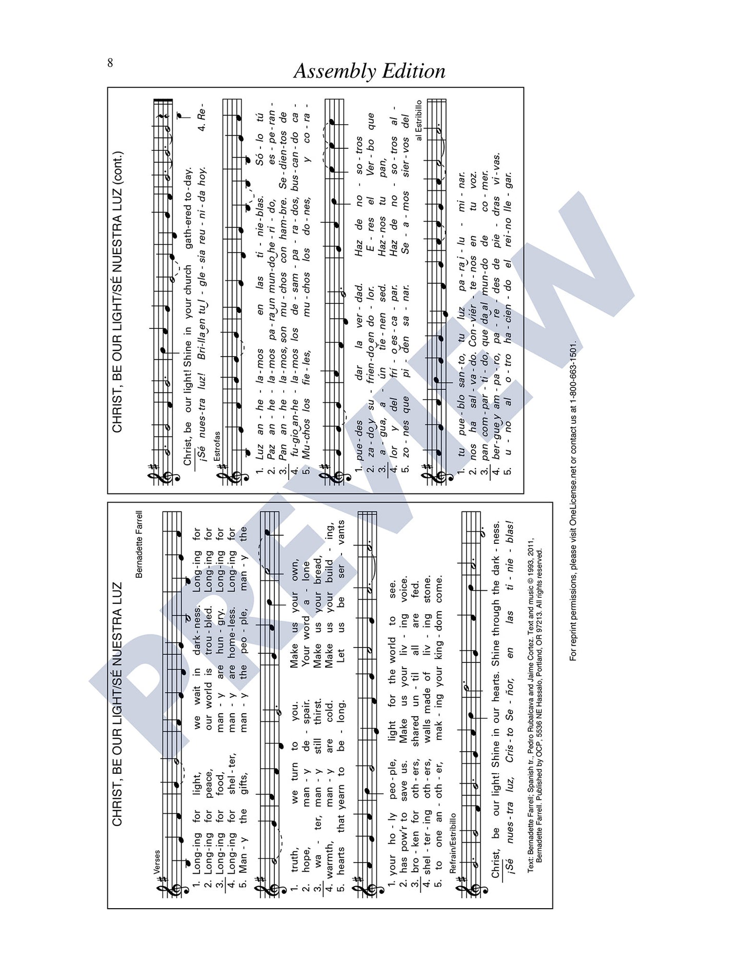 Christ, Be Our Light/Sé Nuestra Luz