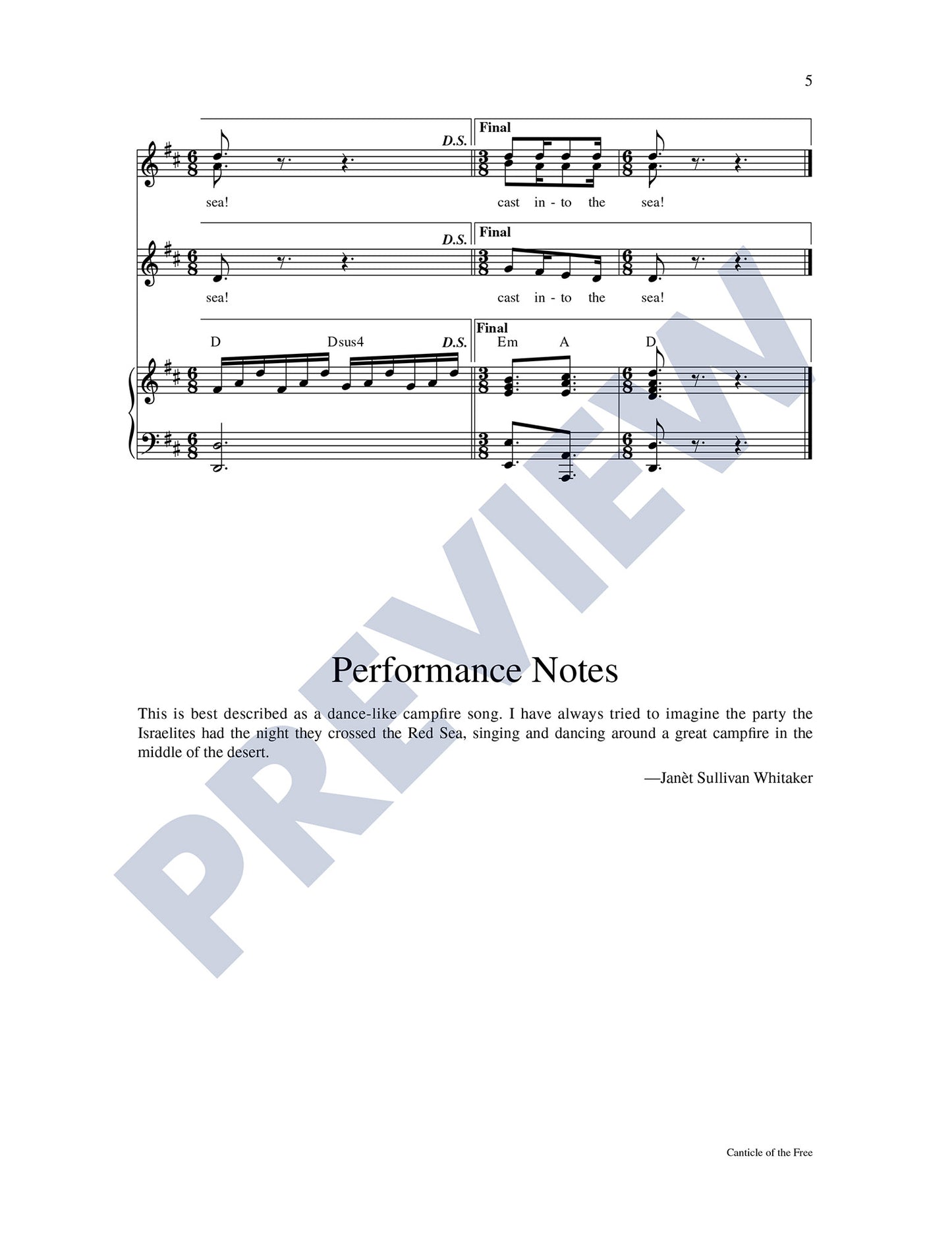 Canticle of the Free