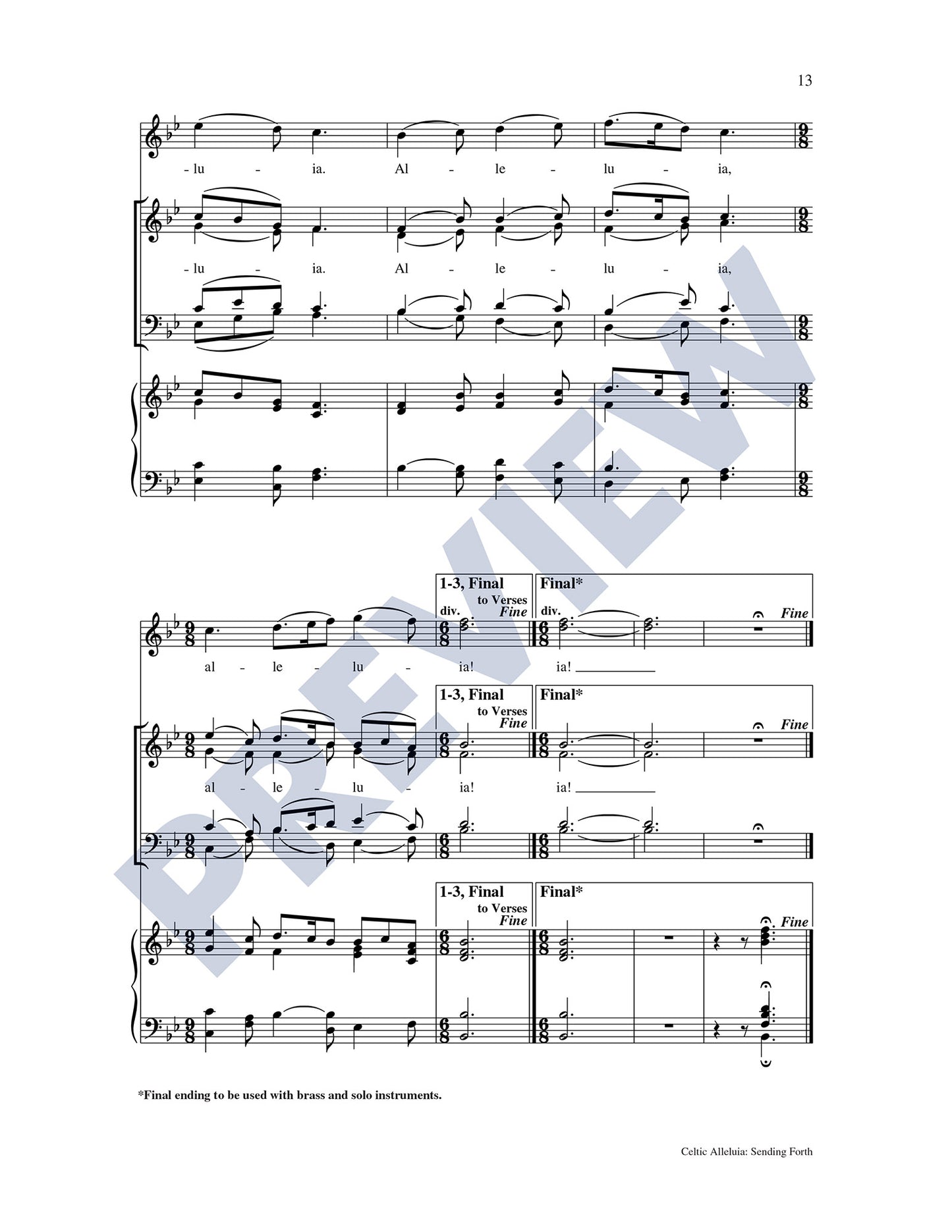 Celtic Alleluia: Sending Forth